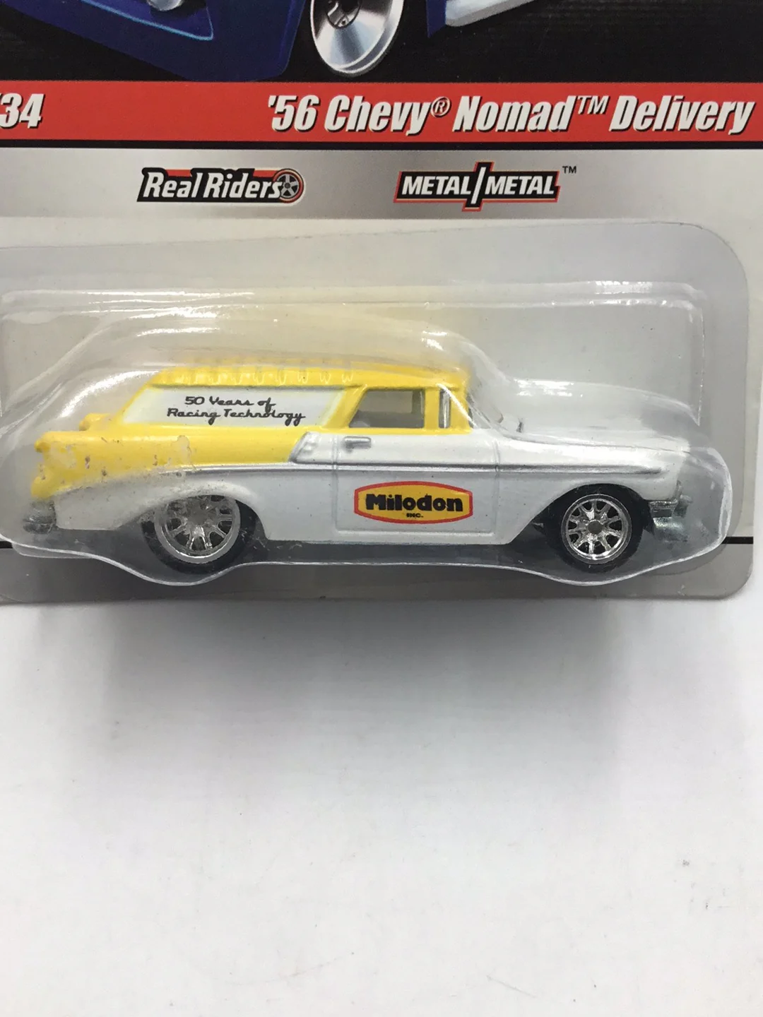 Hot wheels slick rides #27 Chevy Nomad Real Riders G3 - Image 2