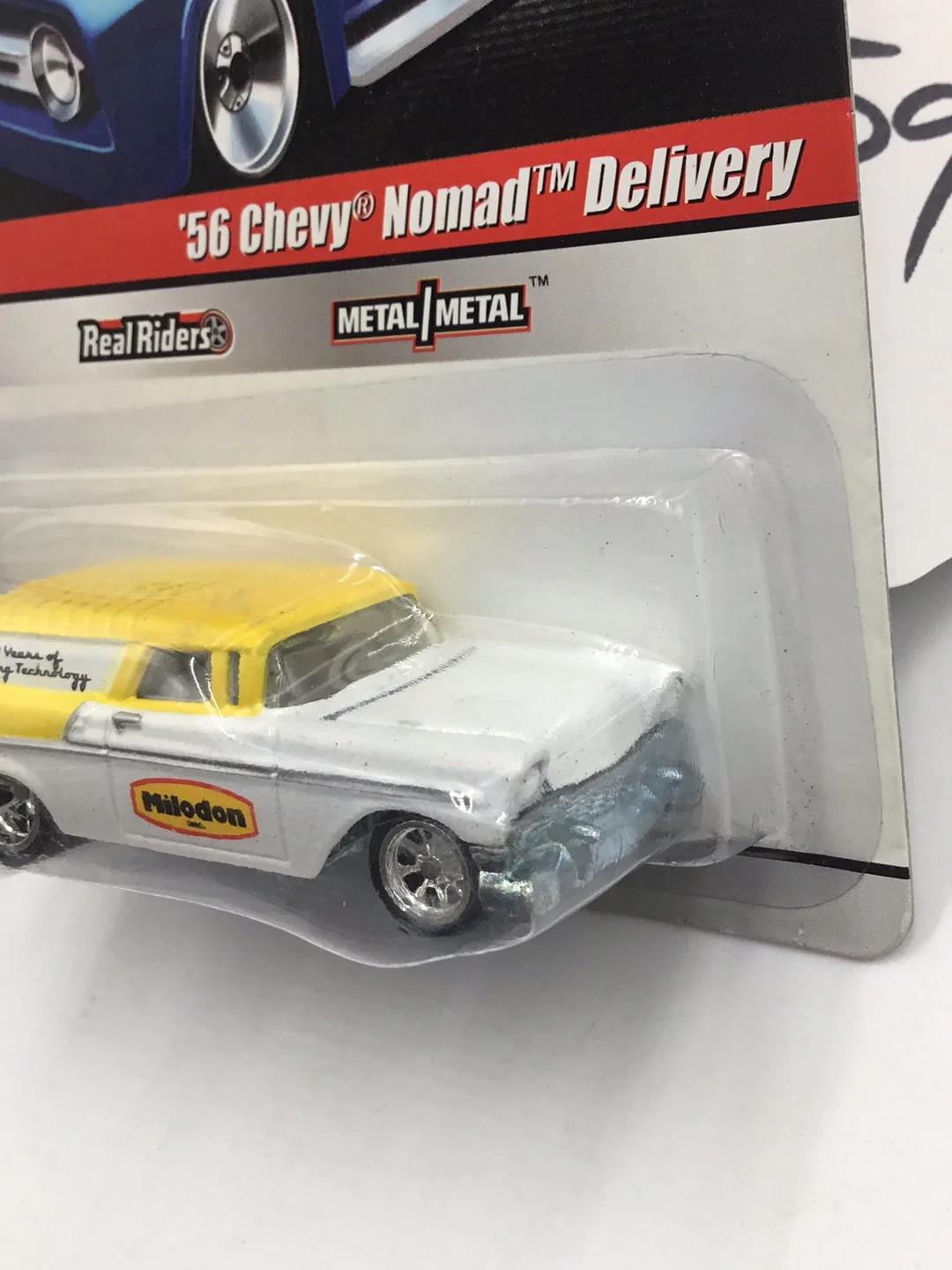 Hot wheels slick rides #27 Chevy Nomad Real Riders G3 - Image 4