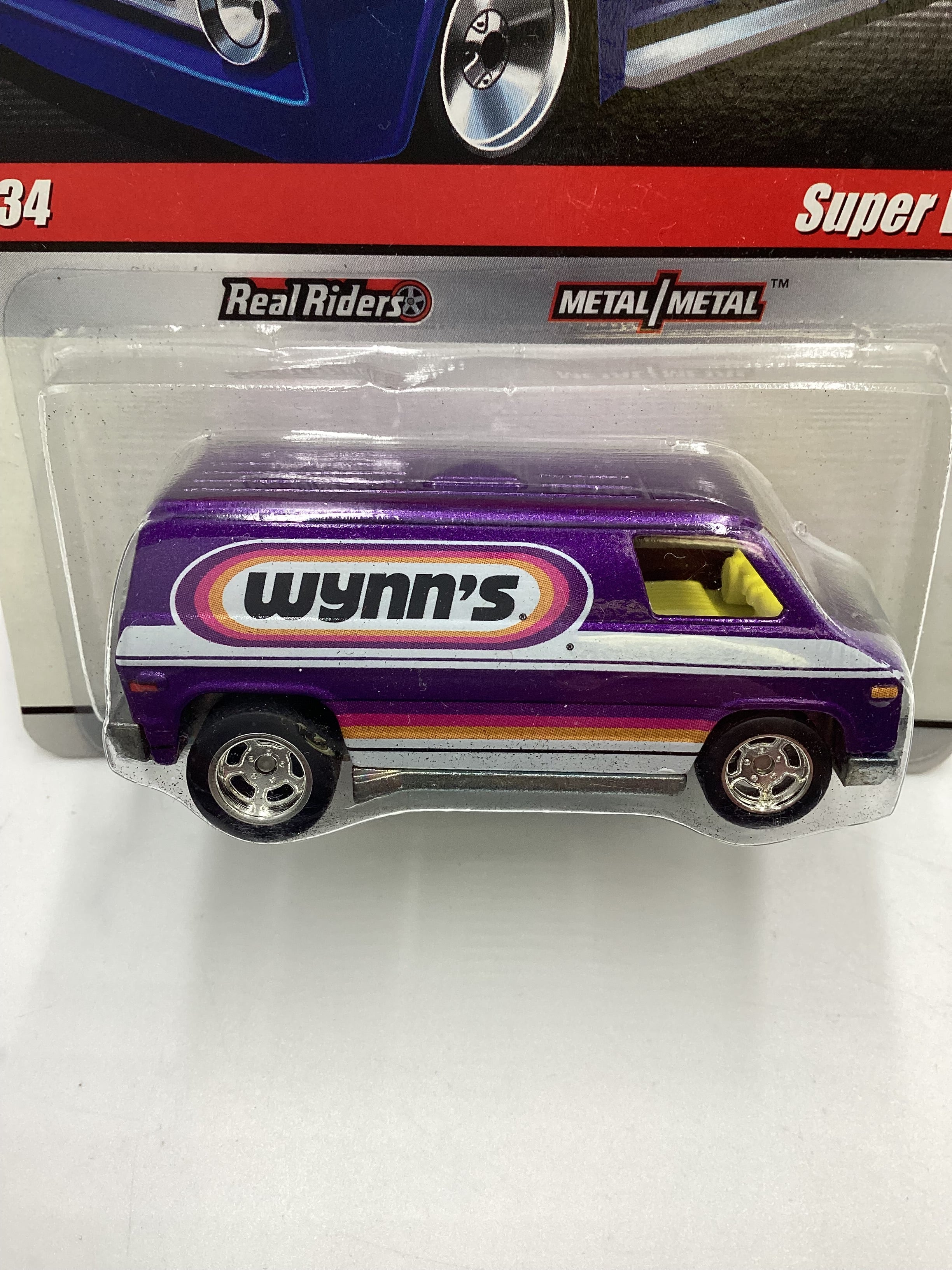 Hot wheels Slick Rides Premium Delivery #1 Super Van Purple Wynns 245J - Image 3