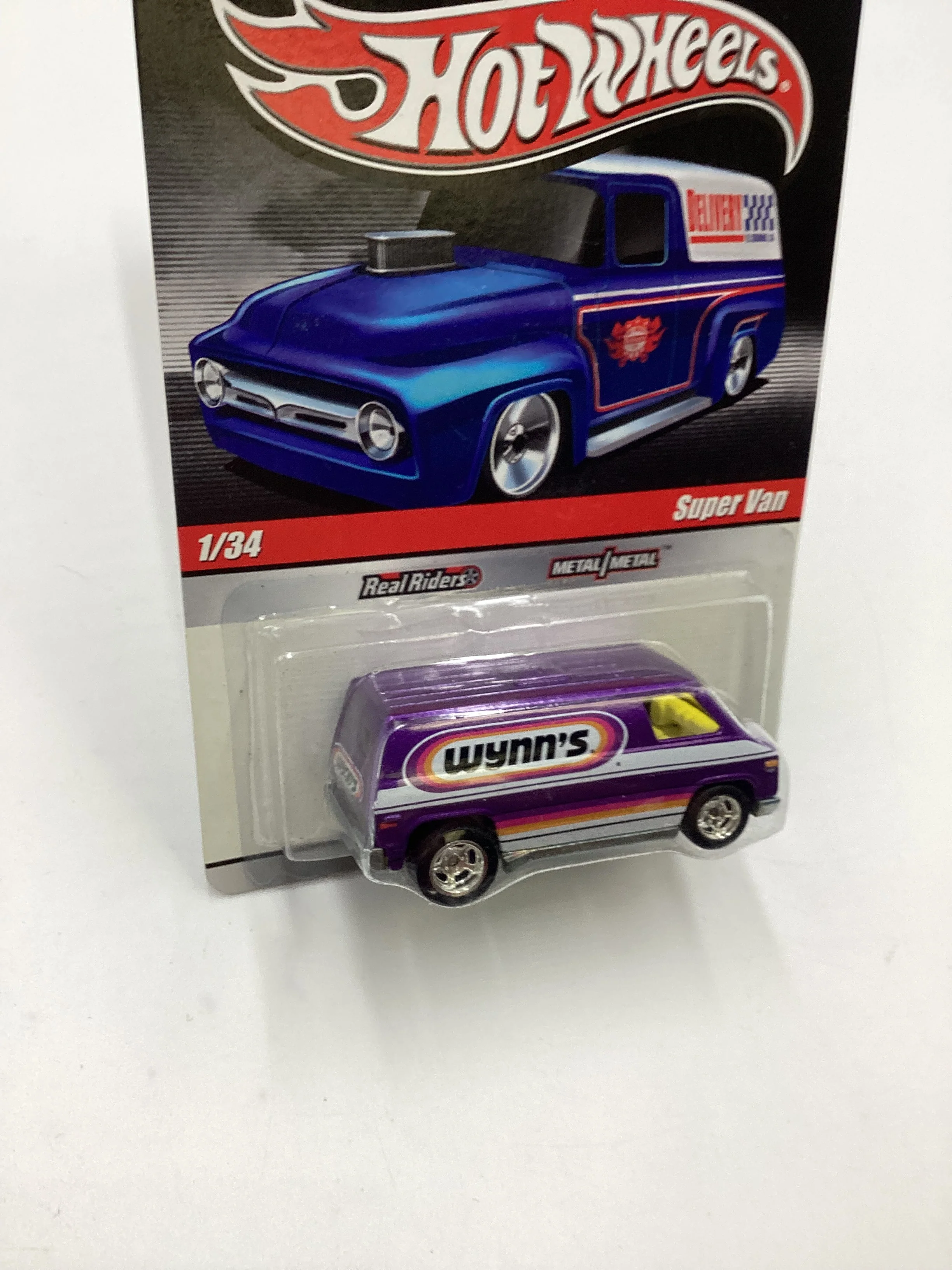 Hot wheels Slick Rides Premium Delivery #1 Super Van Purple Wynns 245J - Image 5