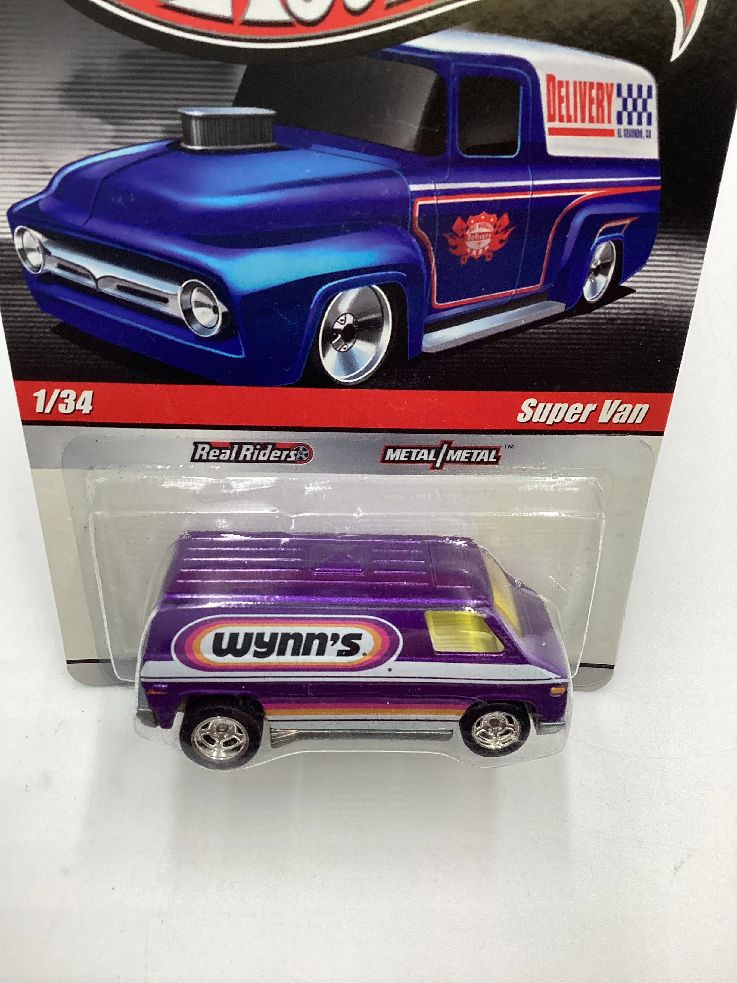 Hot wheels Slick Rides Premium Delivery #1 Super Van Purple Wynns 245J - Image 6