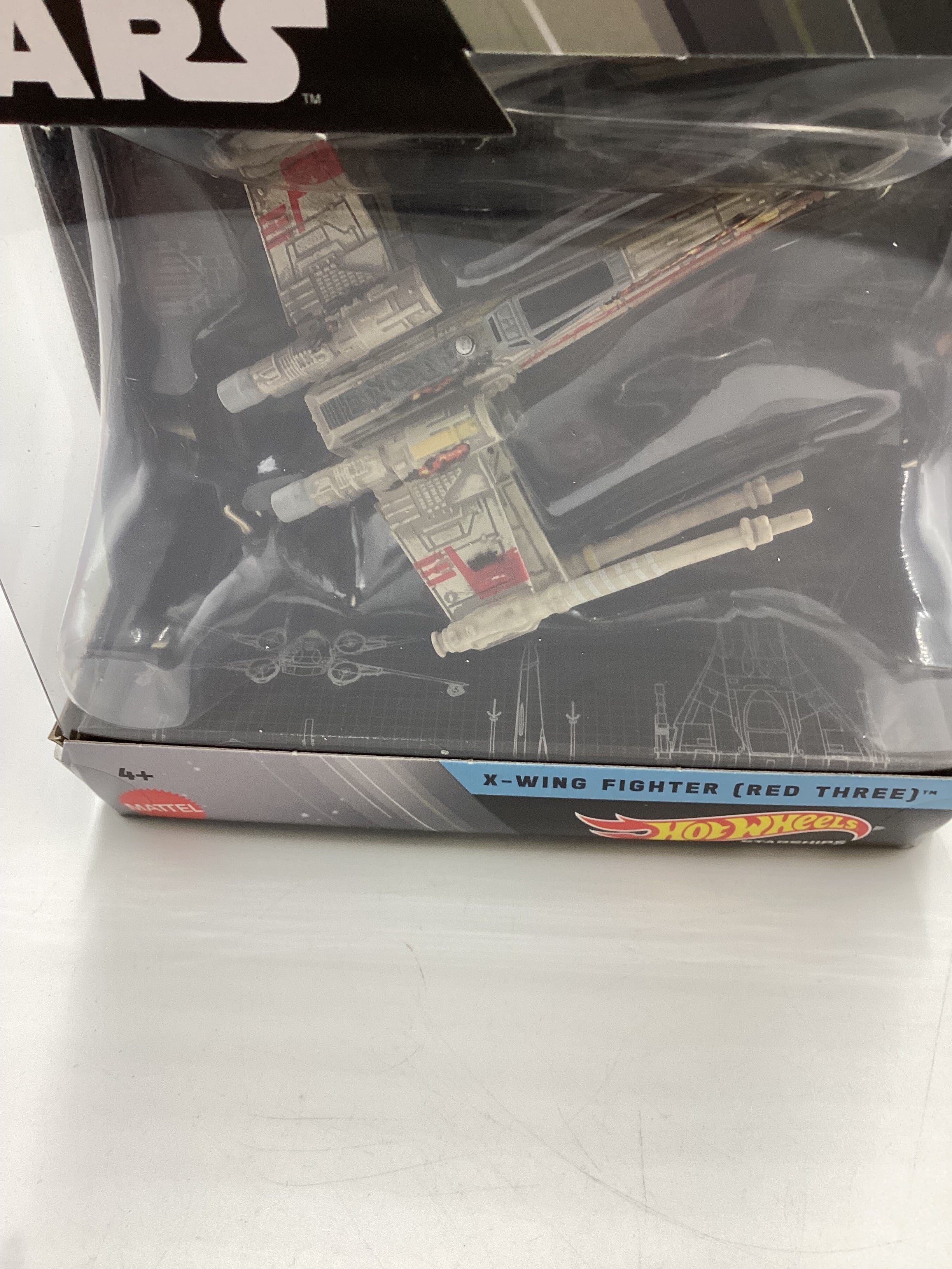 Hot Wheels Star Wars Starships Select Variant #18 X-Wing Fighter Red Three  Chase - Image 3