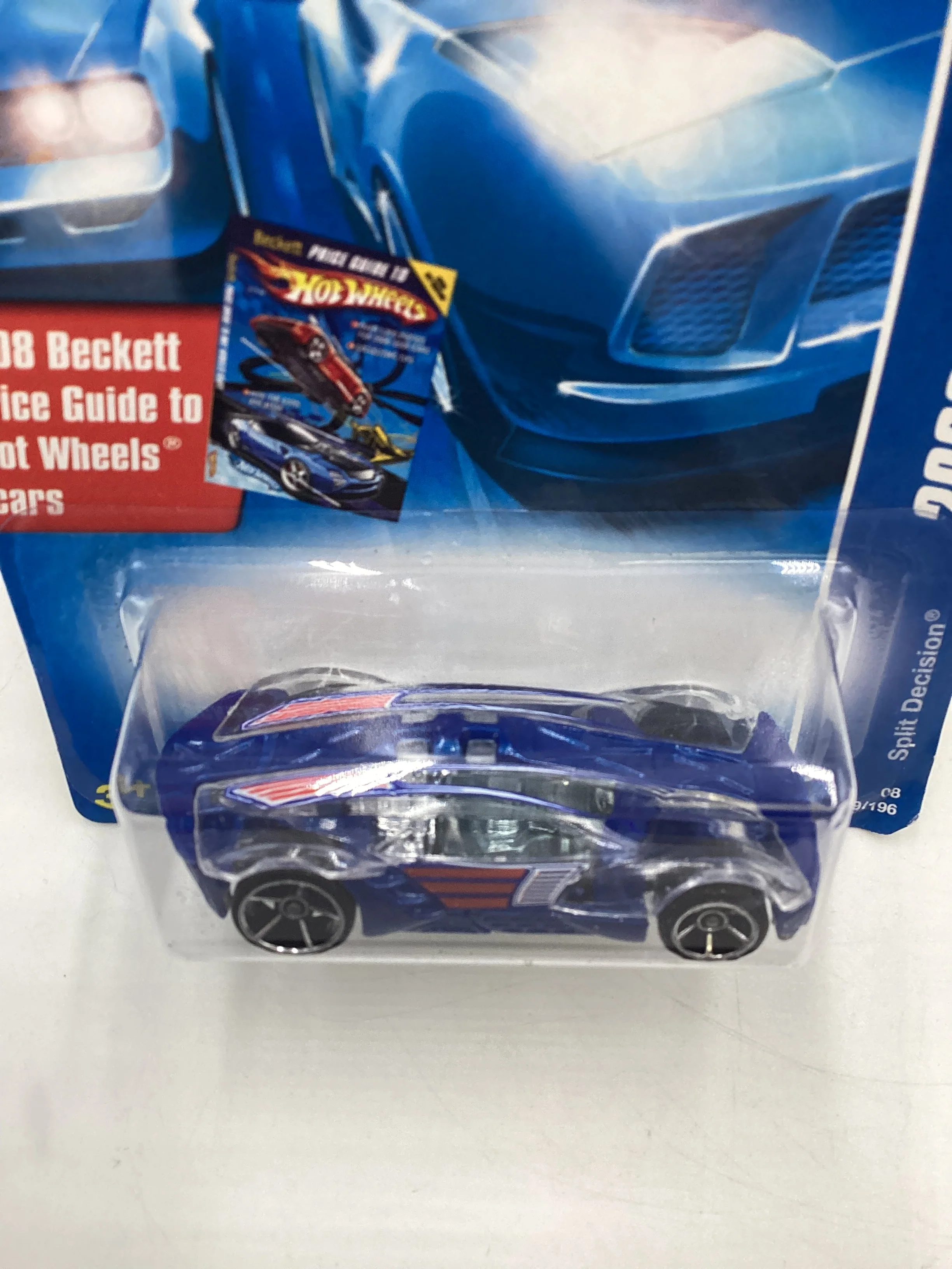 Hot Wheels Stars #59 Split Decision Blue BB1 - Image 6