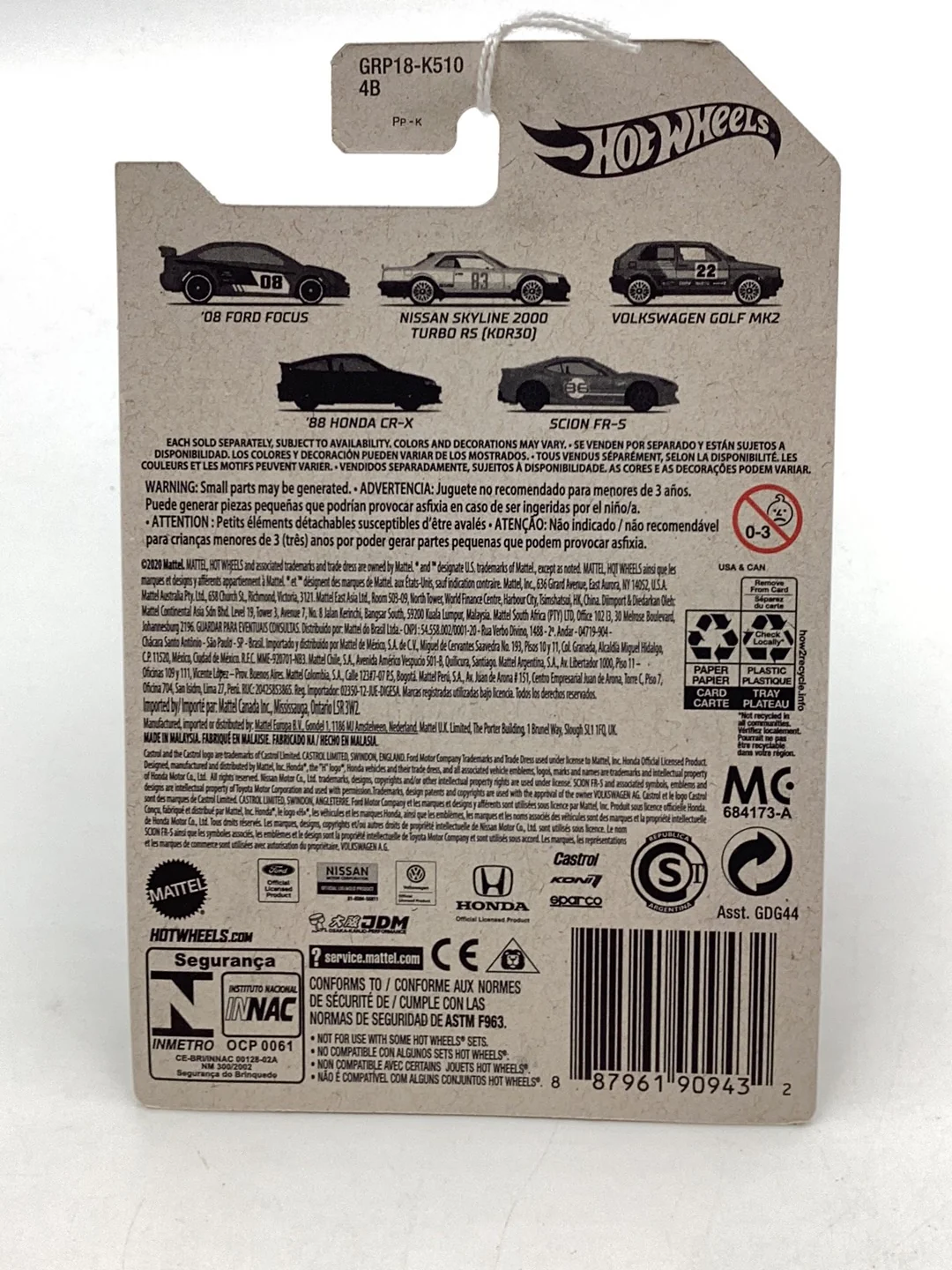 Hot wheels Street racers 08 Ford Focus Walmart exclusive 156F - Image 7
