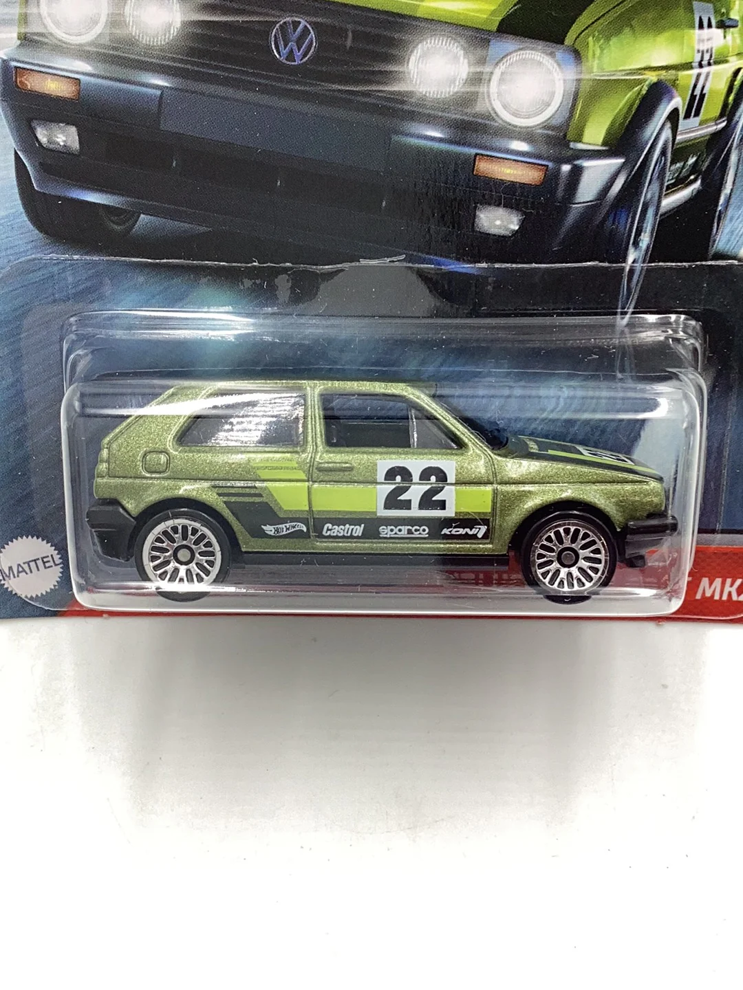 Hot wheels Street racers Volkswagen Golf MK2 Walmart exclusive 156H - Image 3