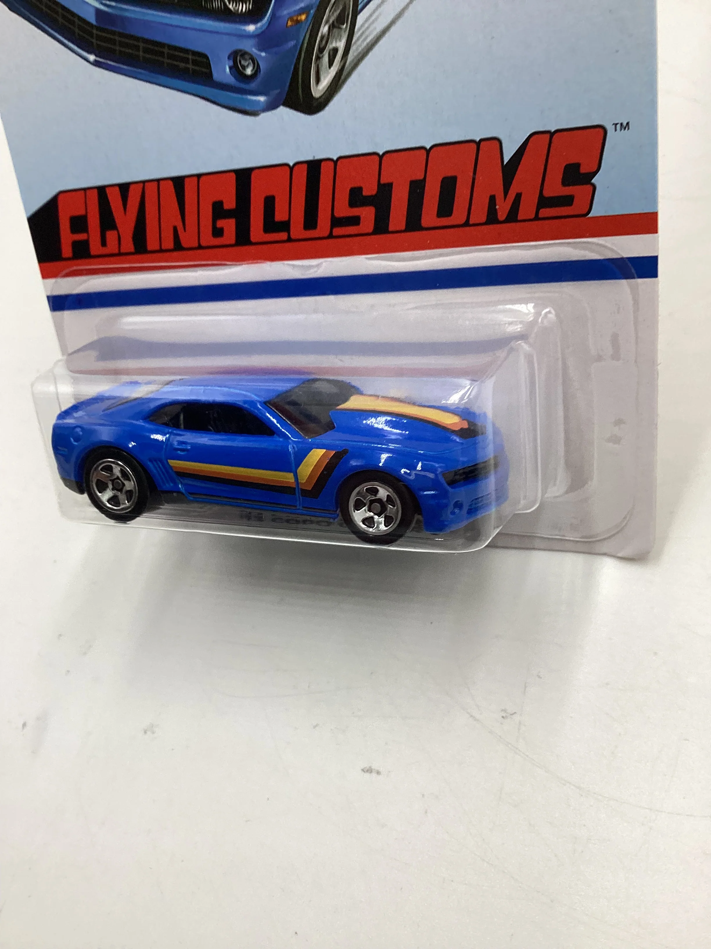 Hot Wheels Target Exclusive Flying Customs 13 Copo Camaro Blue 158B - Image 4