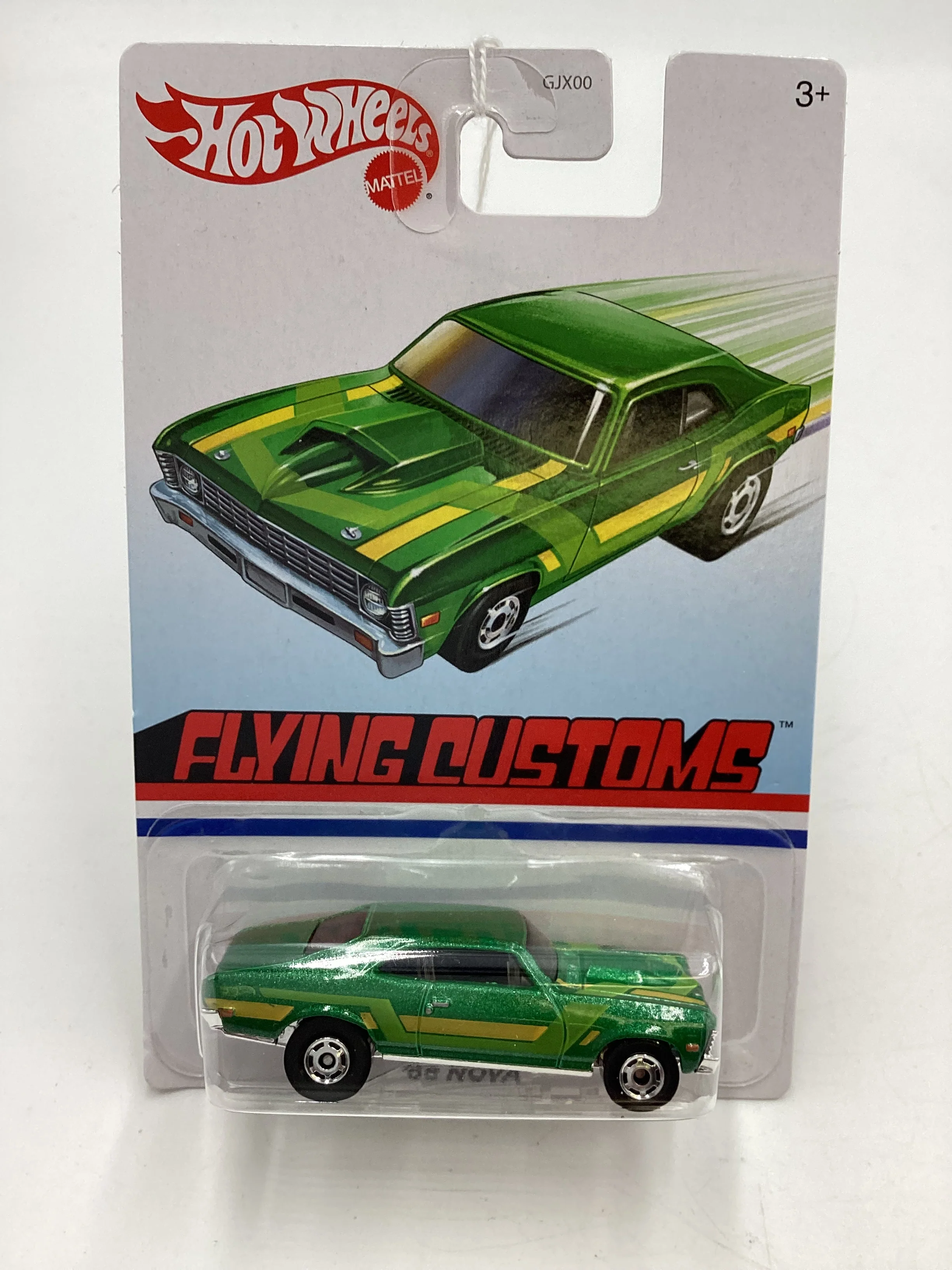 Hot Wheels Target Exclusive Flying Customs 68 Nova Green 156H - Image 2
