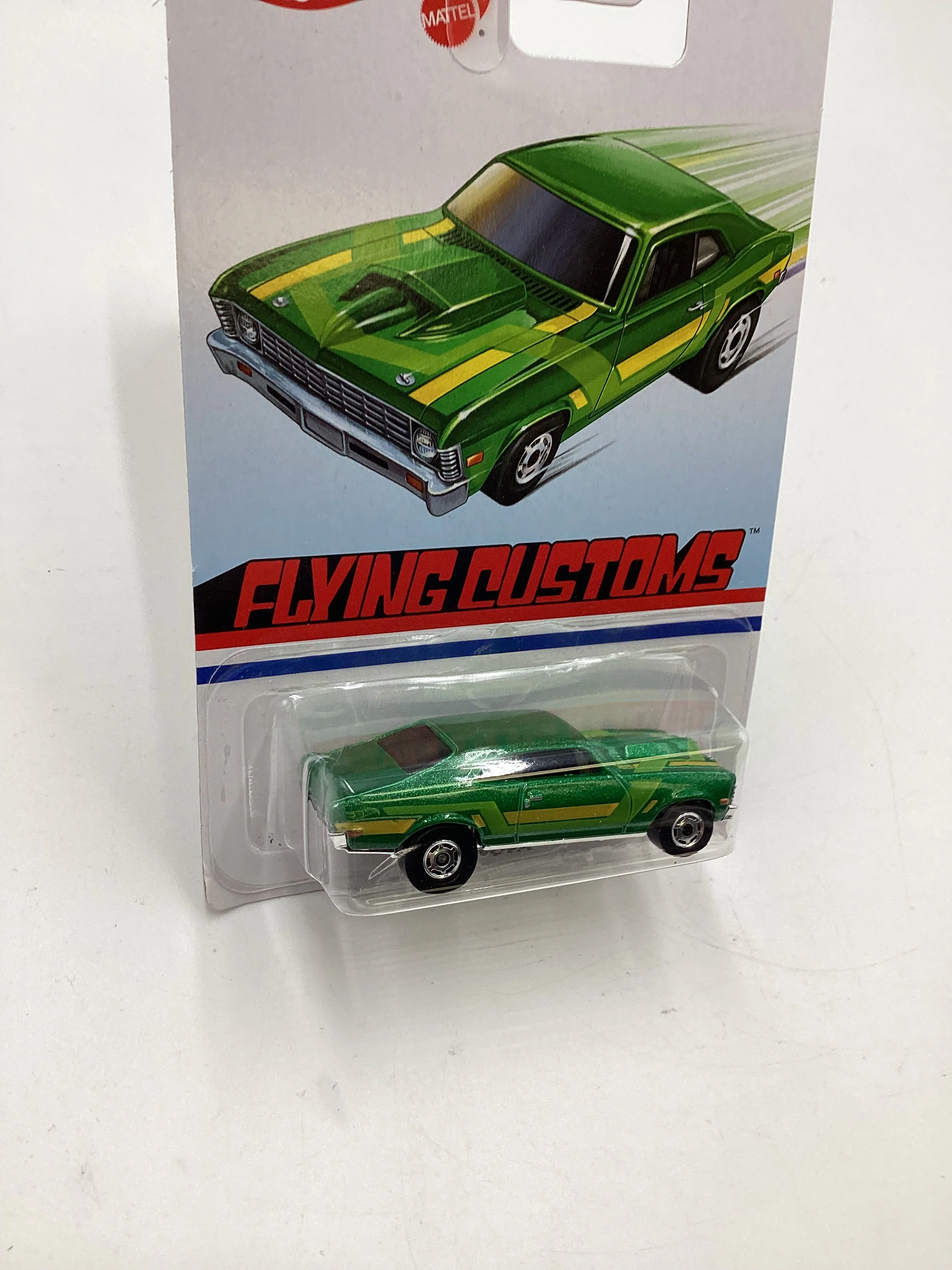 Hot Wheels Target Exclusive Flying Customs 68 Nova Green 156H - Image 5