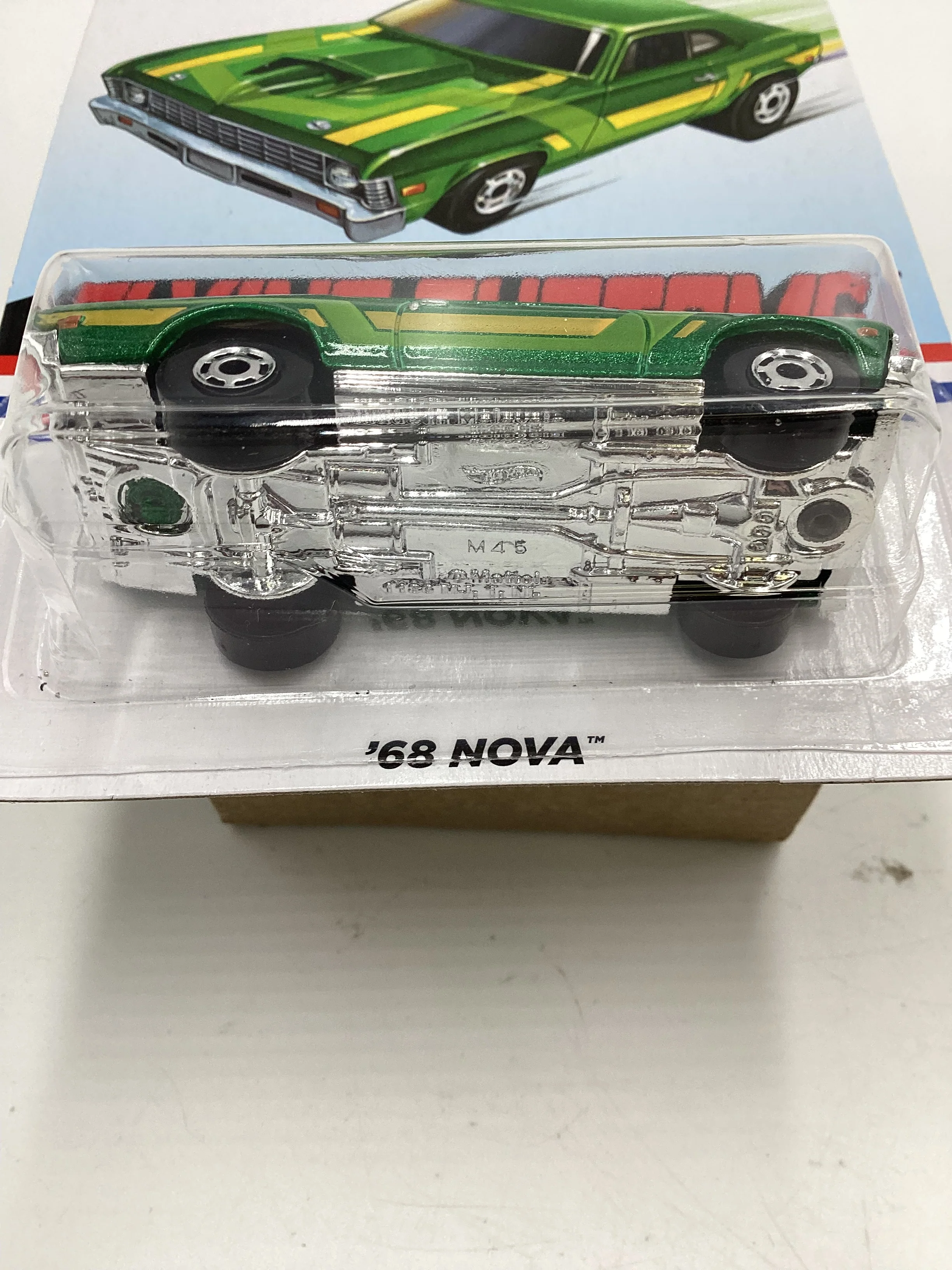 Hot Wheels Target Exclusive Flying Customs 68 Nova Green 156H - Image 7