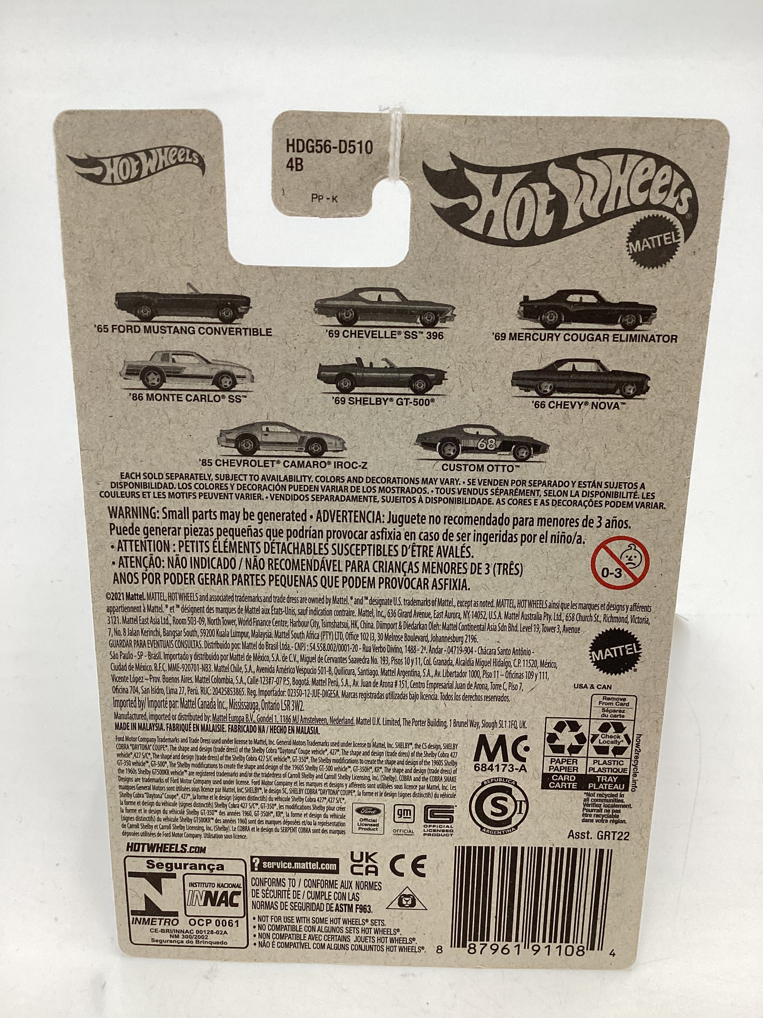 Hot Wheels Target Exclusive Flying Customs 86 Monte Carlo SS White 156A - Image 8