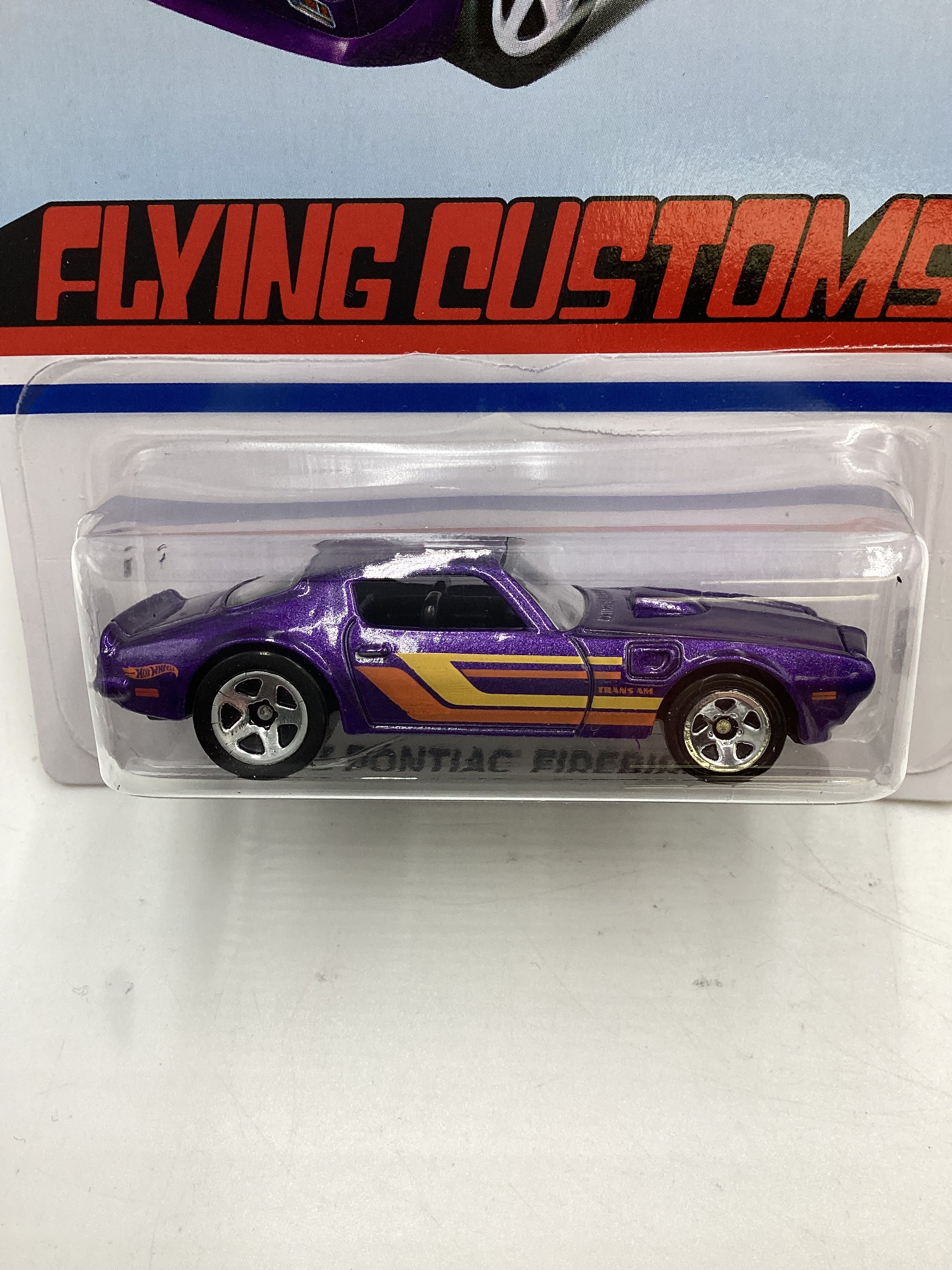 Hot Wheels Target Exclusive Flying Customs 73 Pontiac Firebird Purple 154E - Image 3