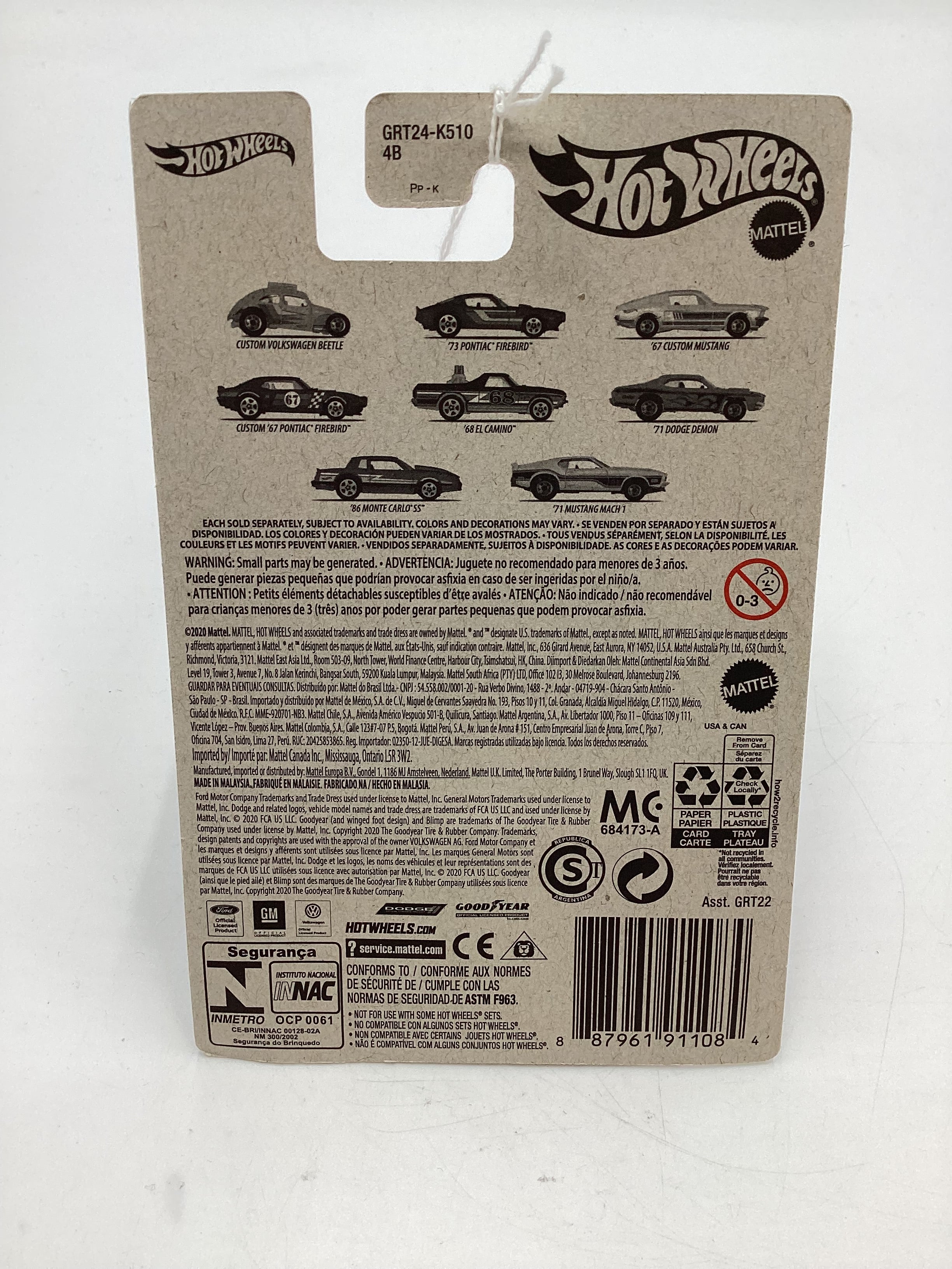 Hot Wheels Target Exclusive Flying Customs 73 Pontiac Firebird Purple 154E - Image 7