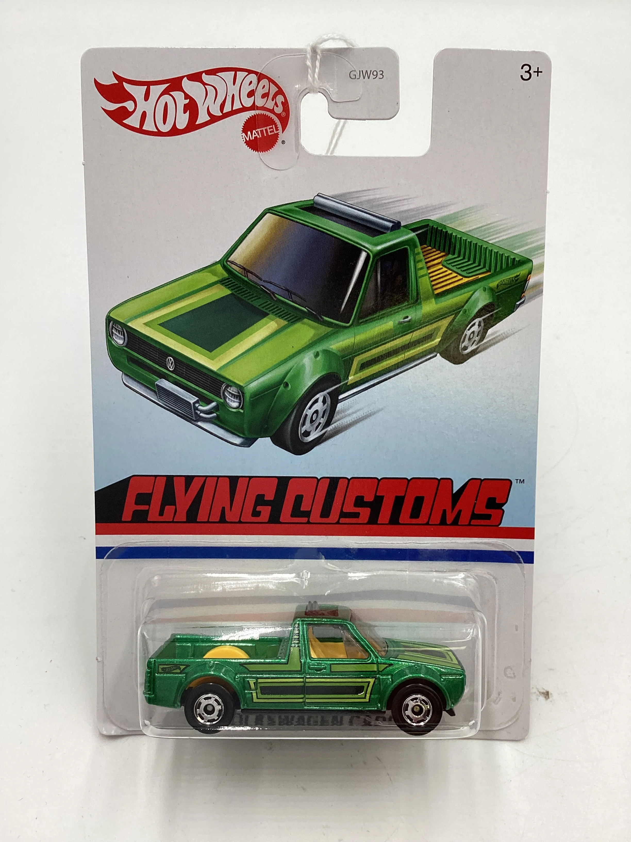 Hot Wheels Target Exclusive Flying Customs Volkswagen Caddy Green 154H - Image 2