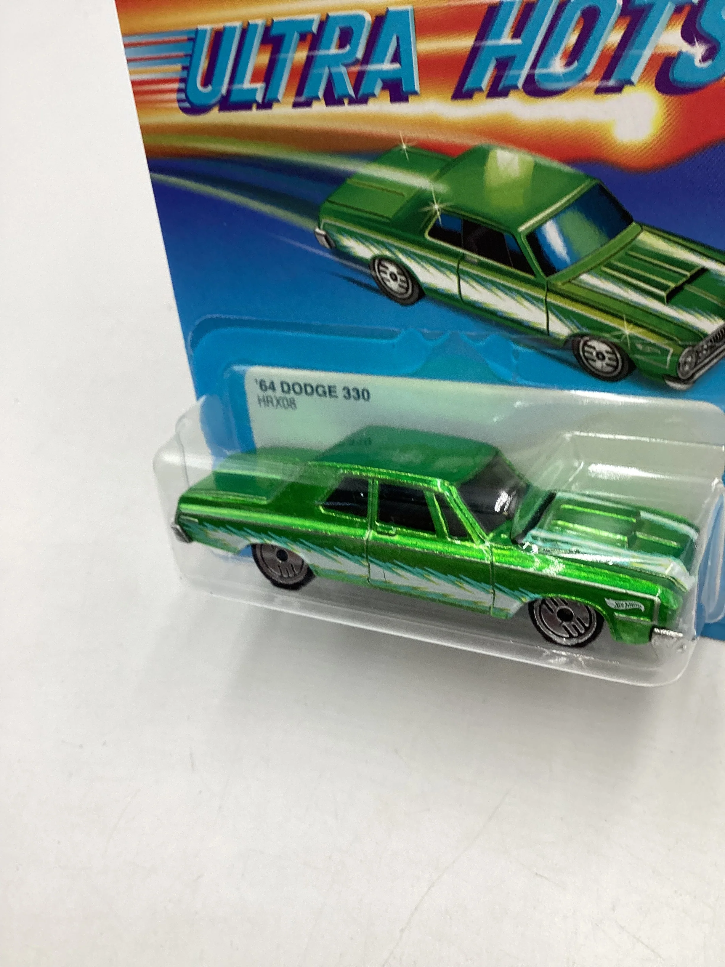 2024 Hot wheels Target Ultra Hots #1 64 Dodge 330 Green 156B - Image 4