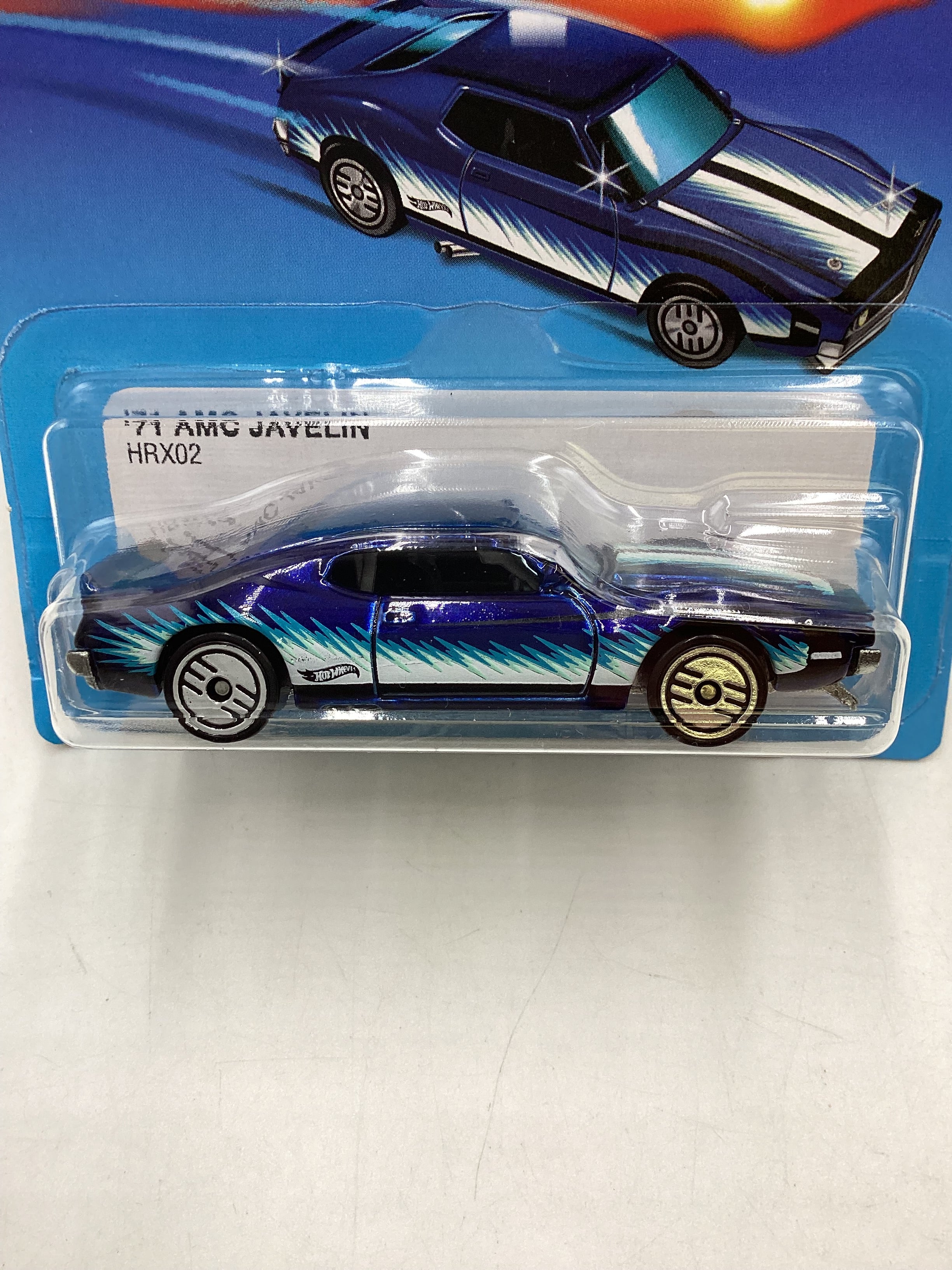 2024 Hot wheels Target Ultra Hots #3 71 AMC Javelin Blue 156G - Image 3
