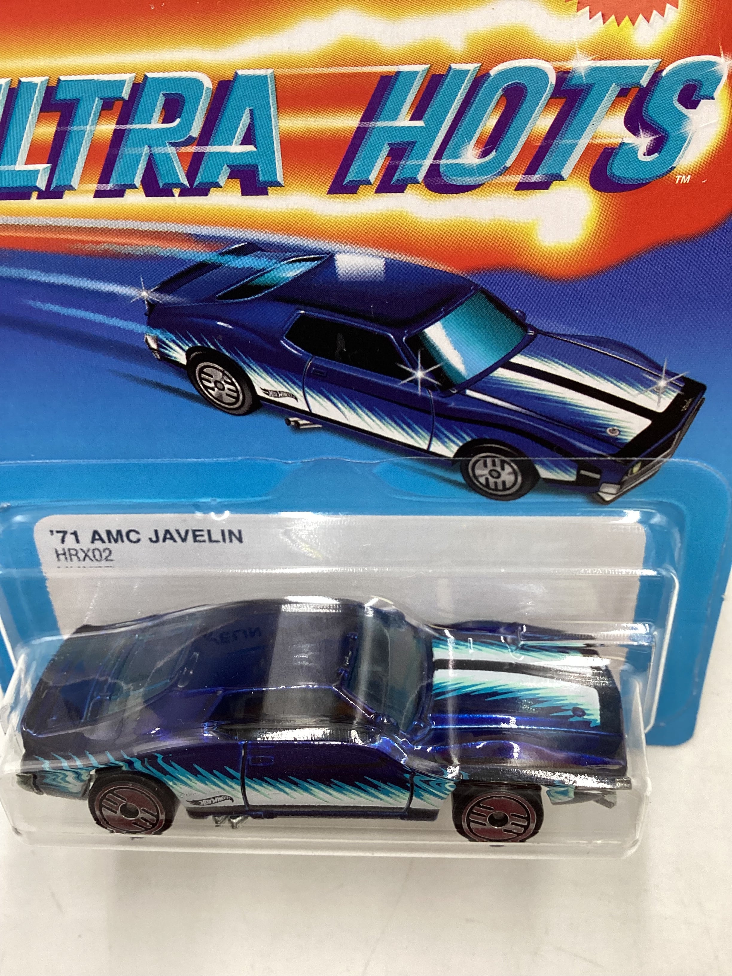 2024 Hot wheels Target Ultra Hots #3 71 AMC Javelin Blue 156G - Image 6