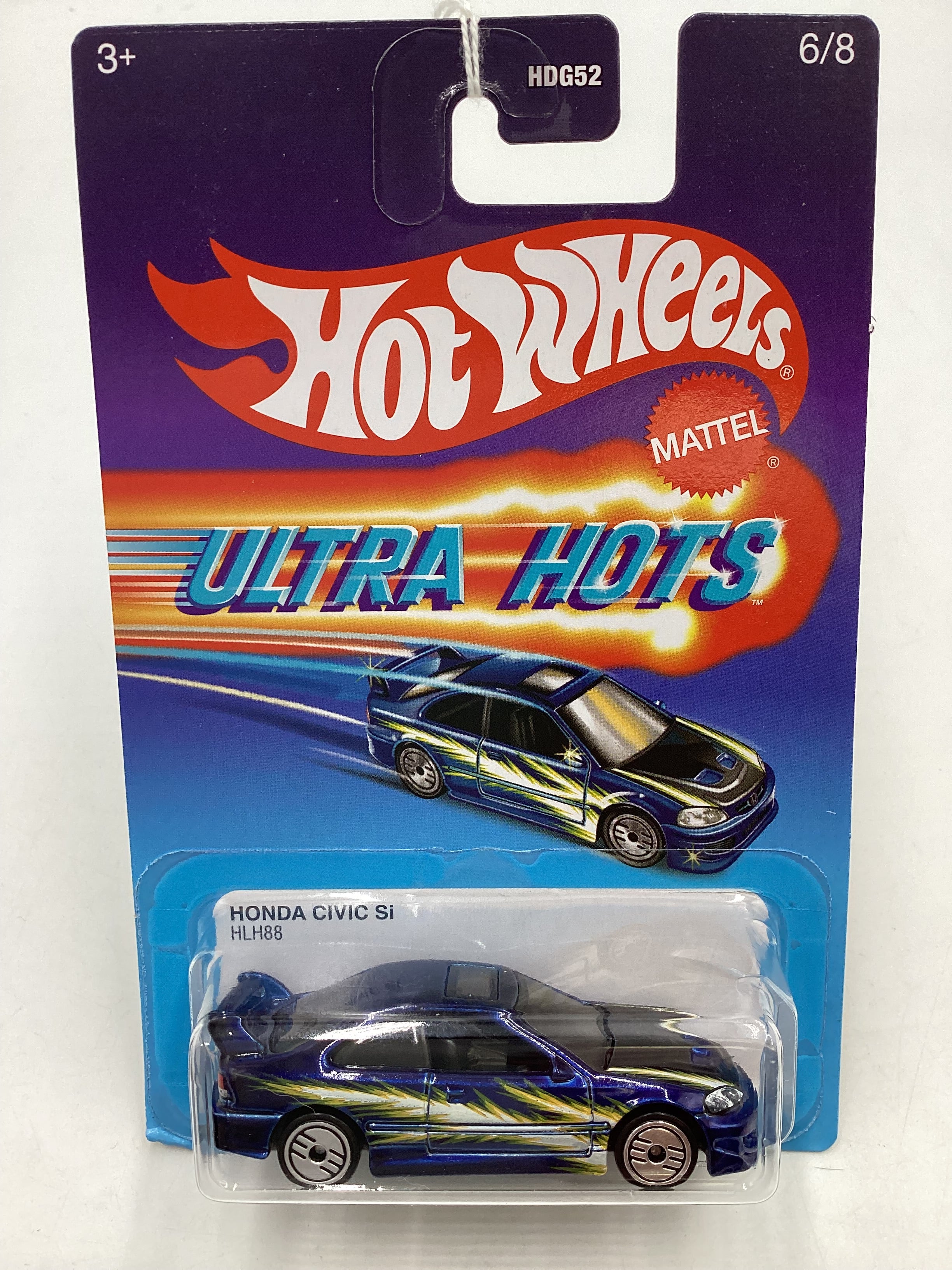 2023 Hot wheels Target Ultra Hots #6 Honda Civic Si Blue 156B - Image 2