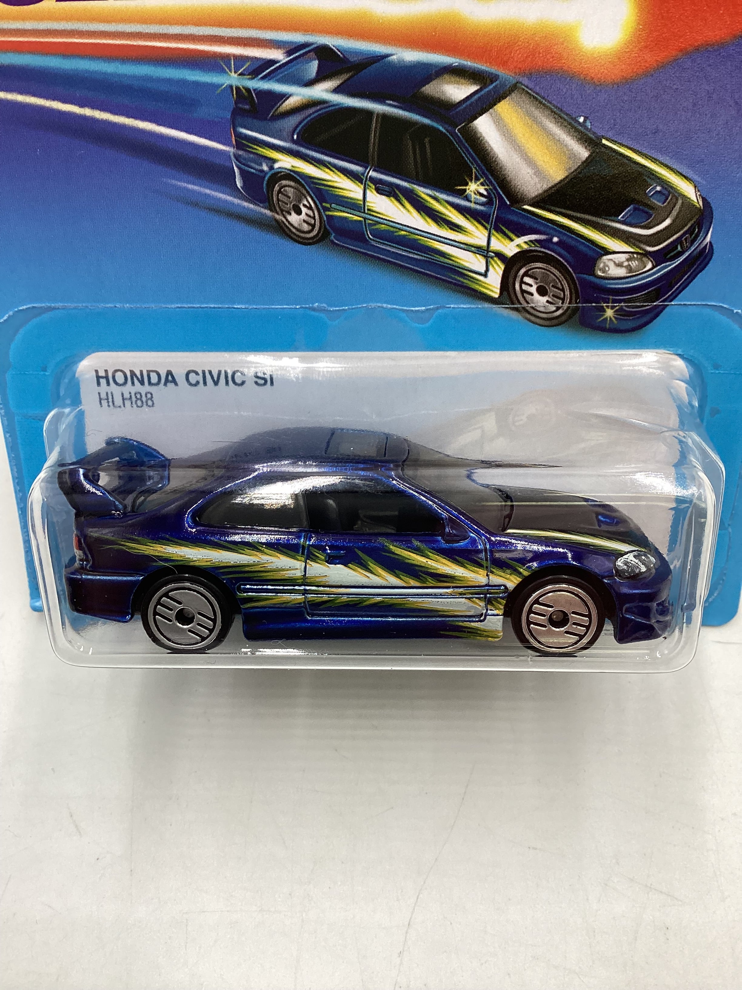 2023 Hot wheels Target Ultra Hots #6 Honda Civic Si Blue 156B - Image 3