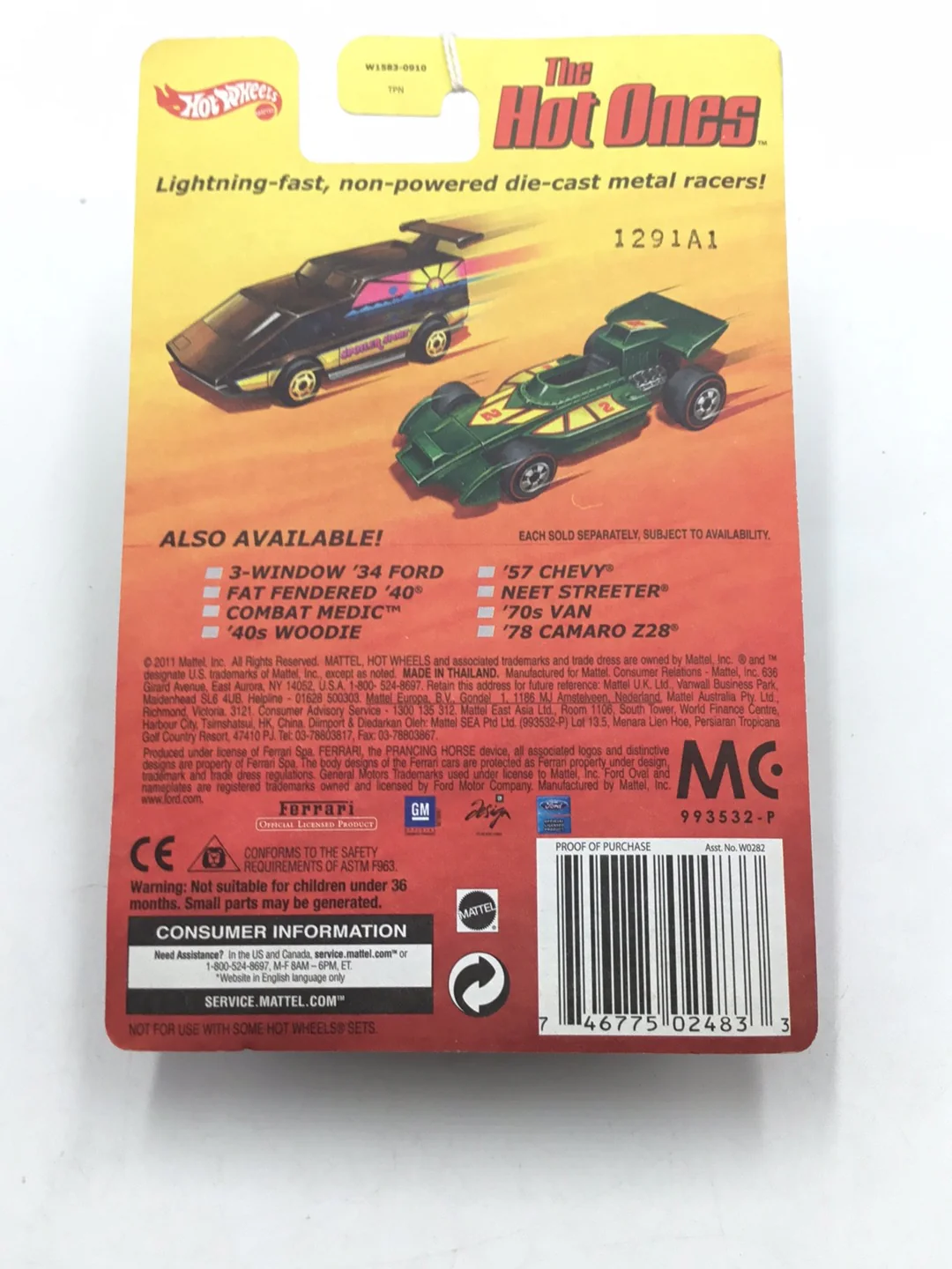 Hot wheels the hot ones 1978 Camaro Z28 AA5 - Image 6