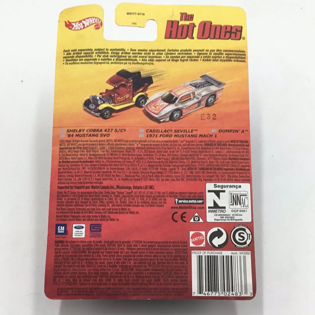 Hot wheels the hot ones 1984 Mustang SVO W/Protector VHTF - Image 6