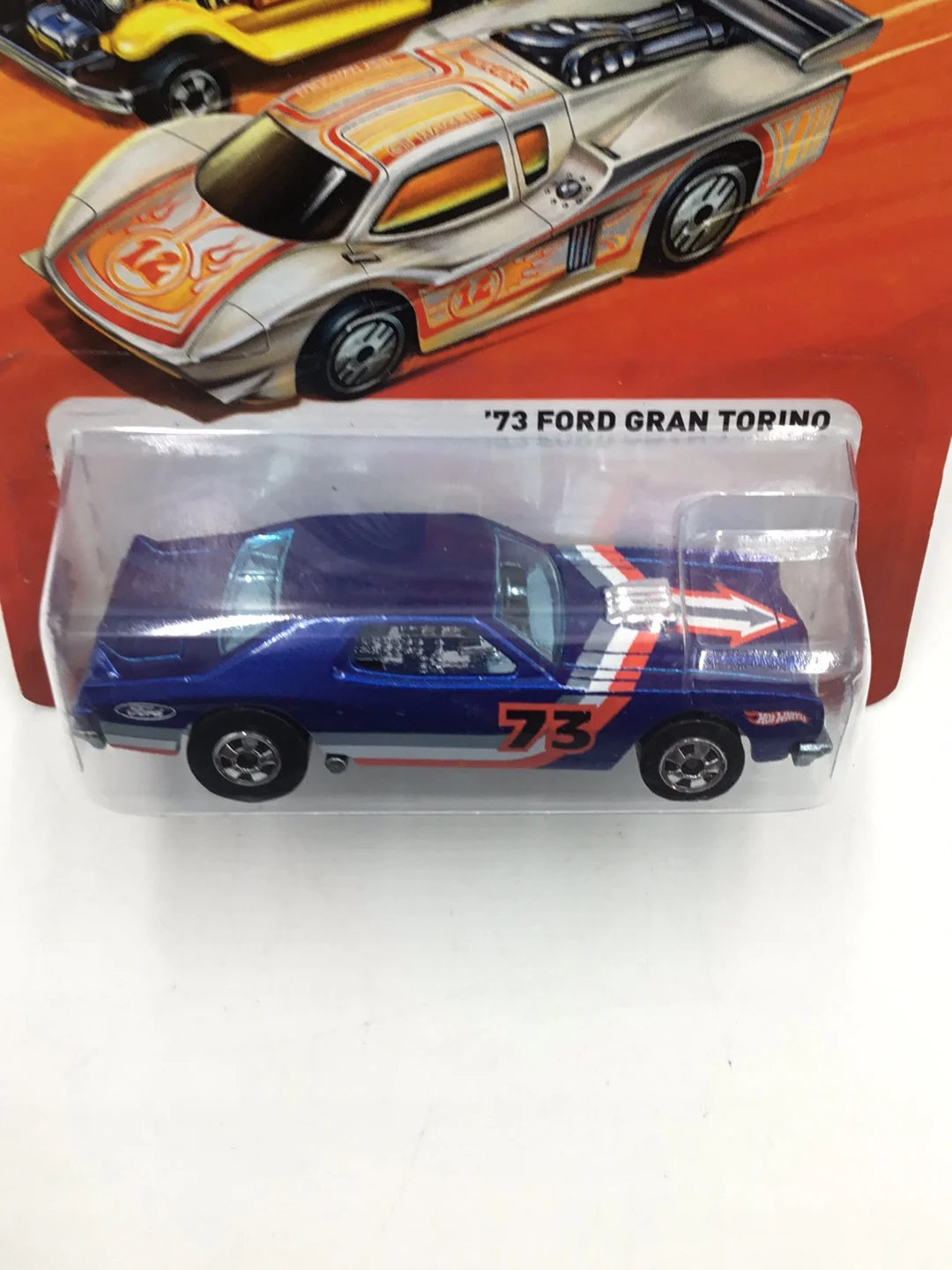 Hot wheels the hot ones 73 Ford Gran Torino W/Protector VHTF - Image 4