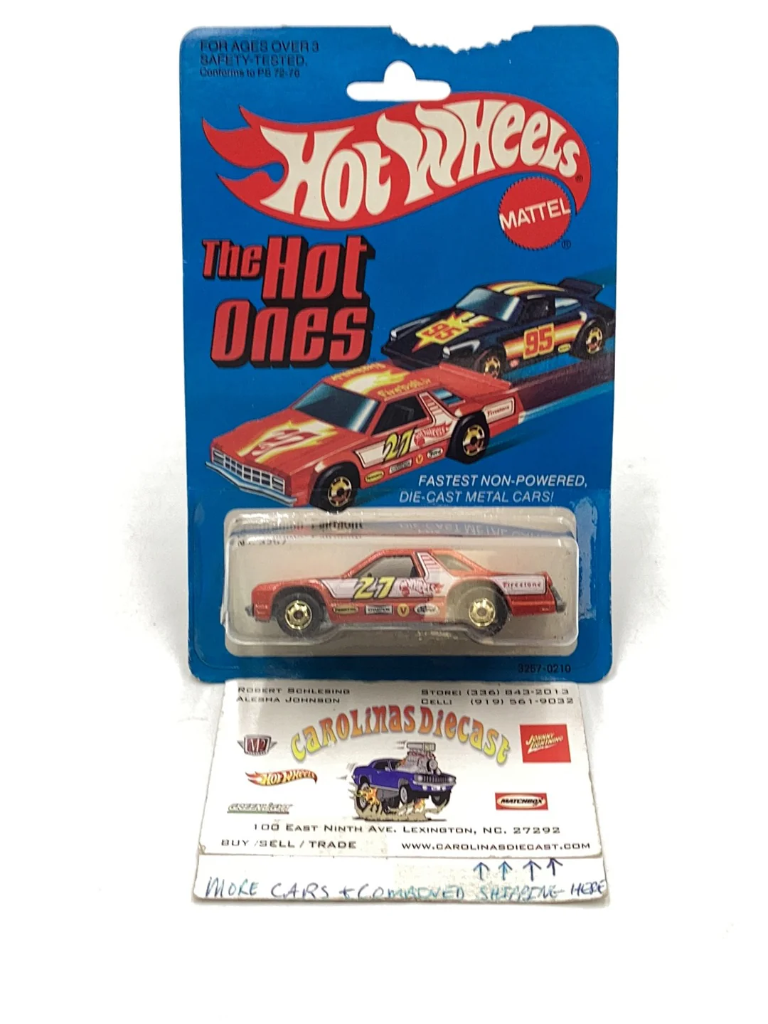 Hot Wheels The Hot Ones Frontrunnin Fairmont with protector