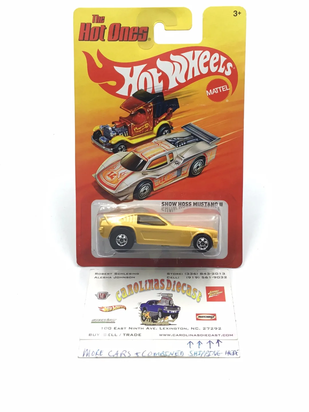 Hot wheels the hot ones Show Hoss Mustang II W/Protector VHTF