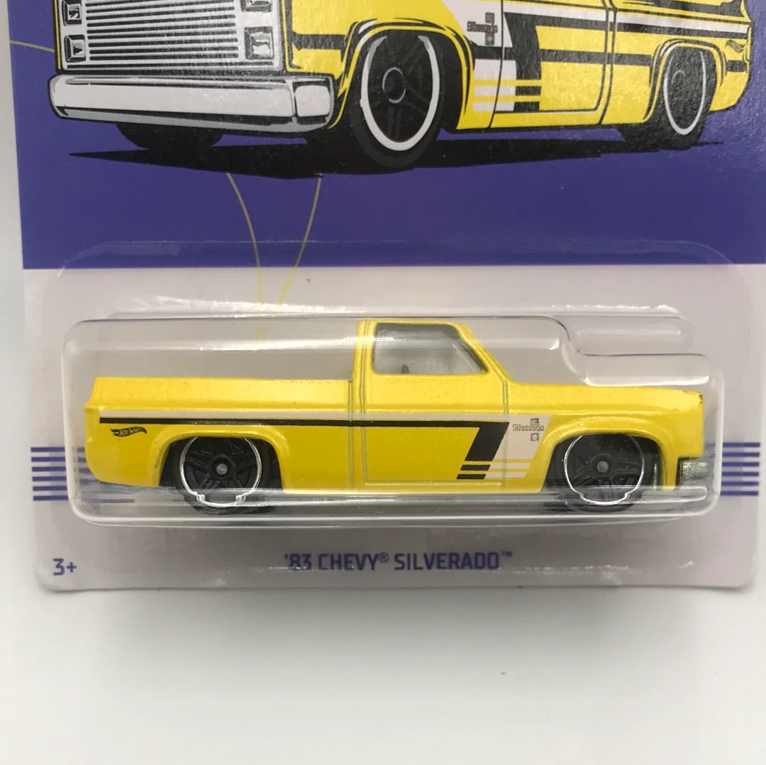 Hot wheels Truck series 83 Chevy Silverado Walmart exclusive metal base 5/10 #5 EE2 - Image 2