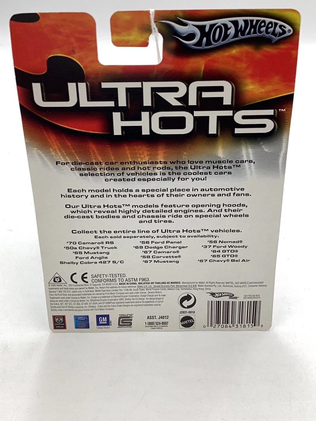 Hot wheels Ultra Hots 2005 ‘65 Mustang Convertible 257I - Image 7