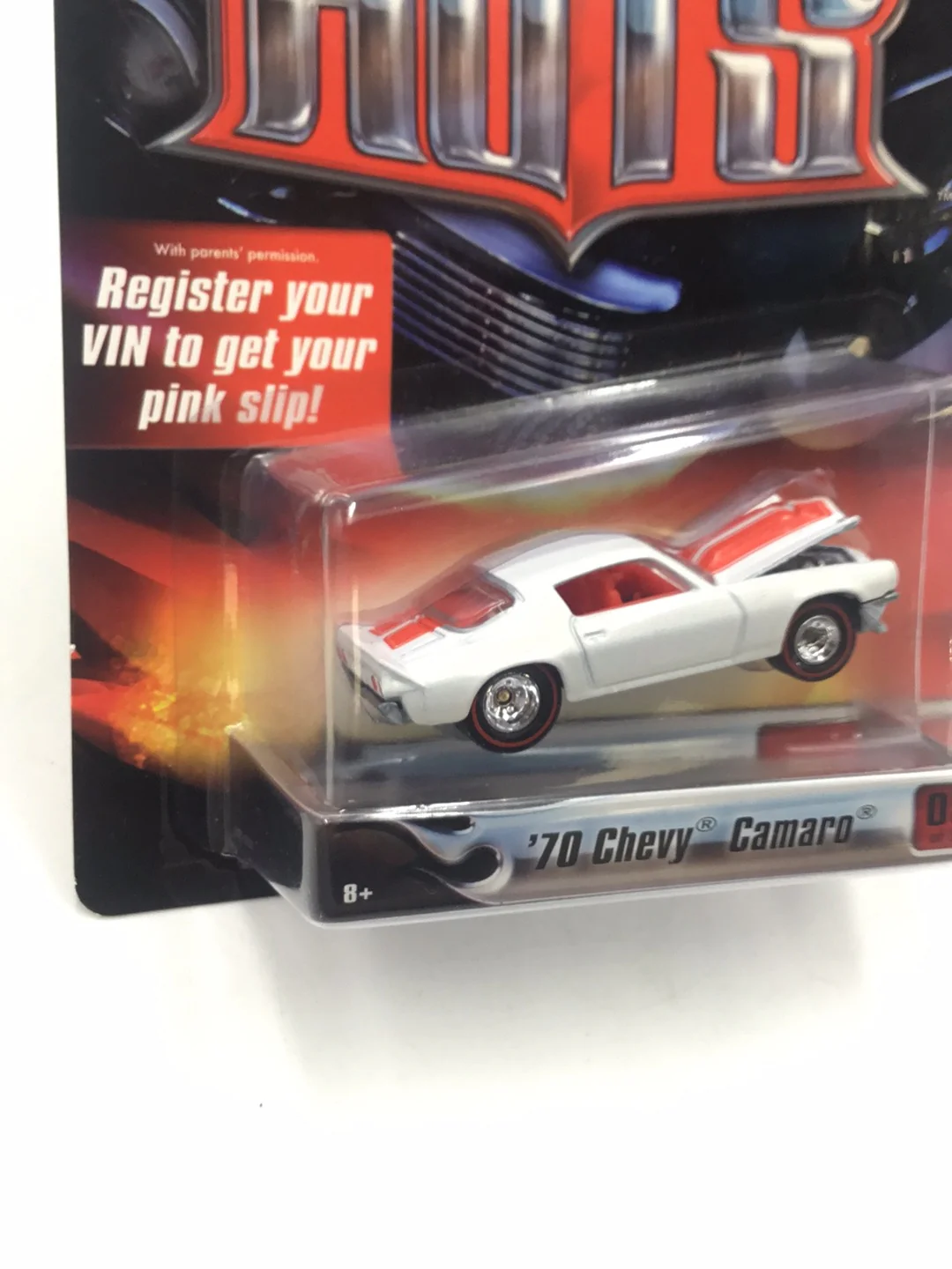 Hot wheels Ultra Hots 70 Chevy Camaro with Real Riders - Image 3