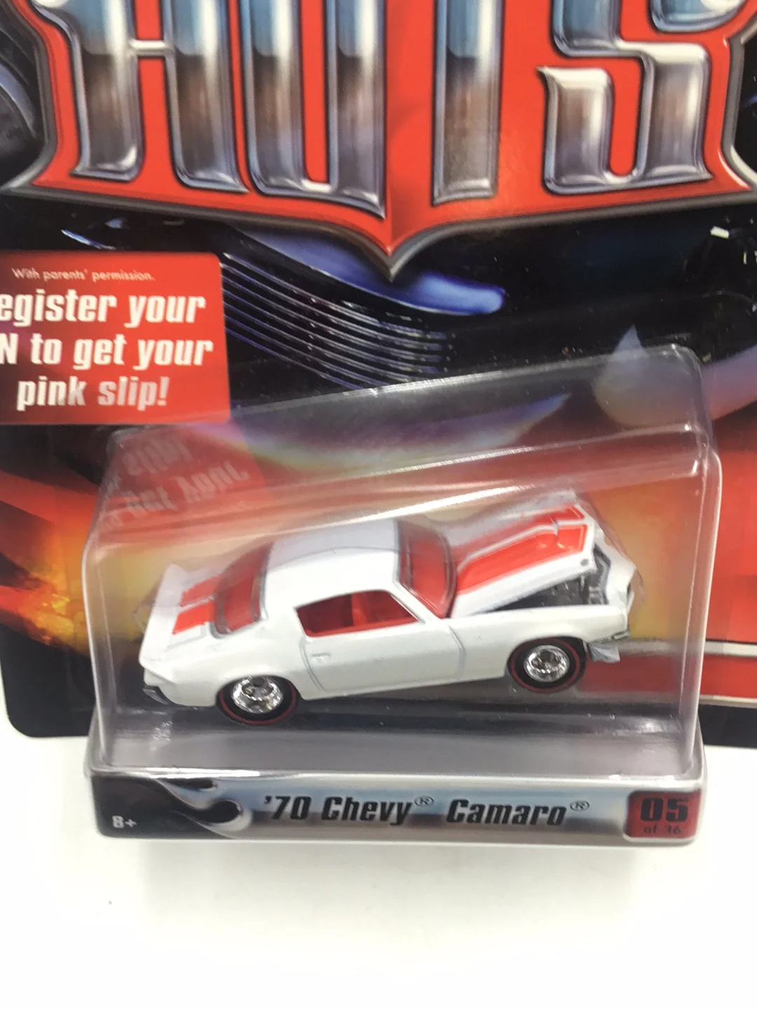 Hot wheels Ultra Hots 70 Chevy Camaro with Real Riders - Image 5