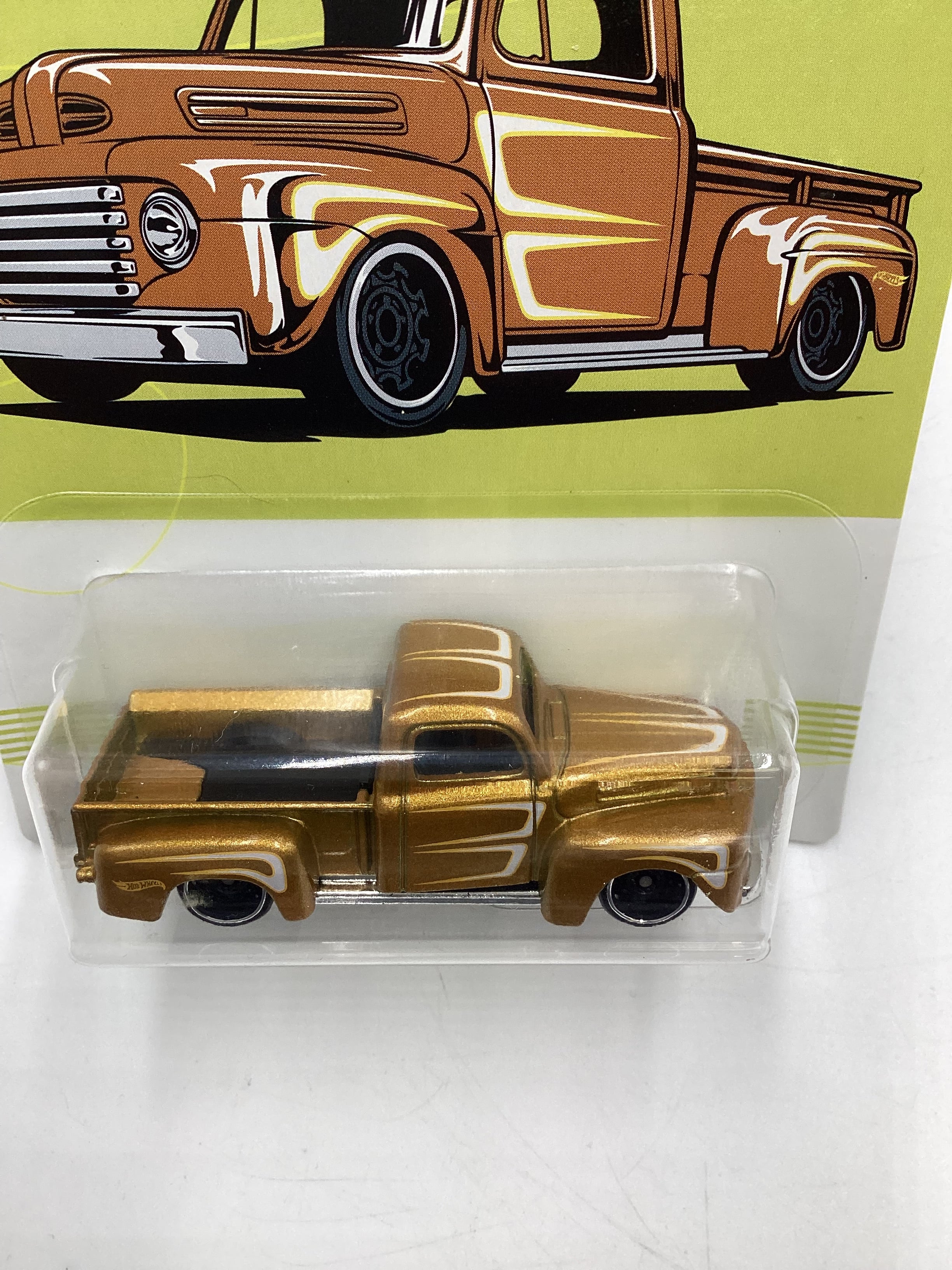 Hot Wheels Walmart Exclusive American Truck Series #2 49 Ford F1 Gold 160J - Image 6