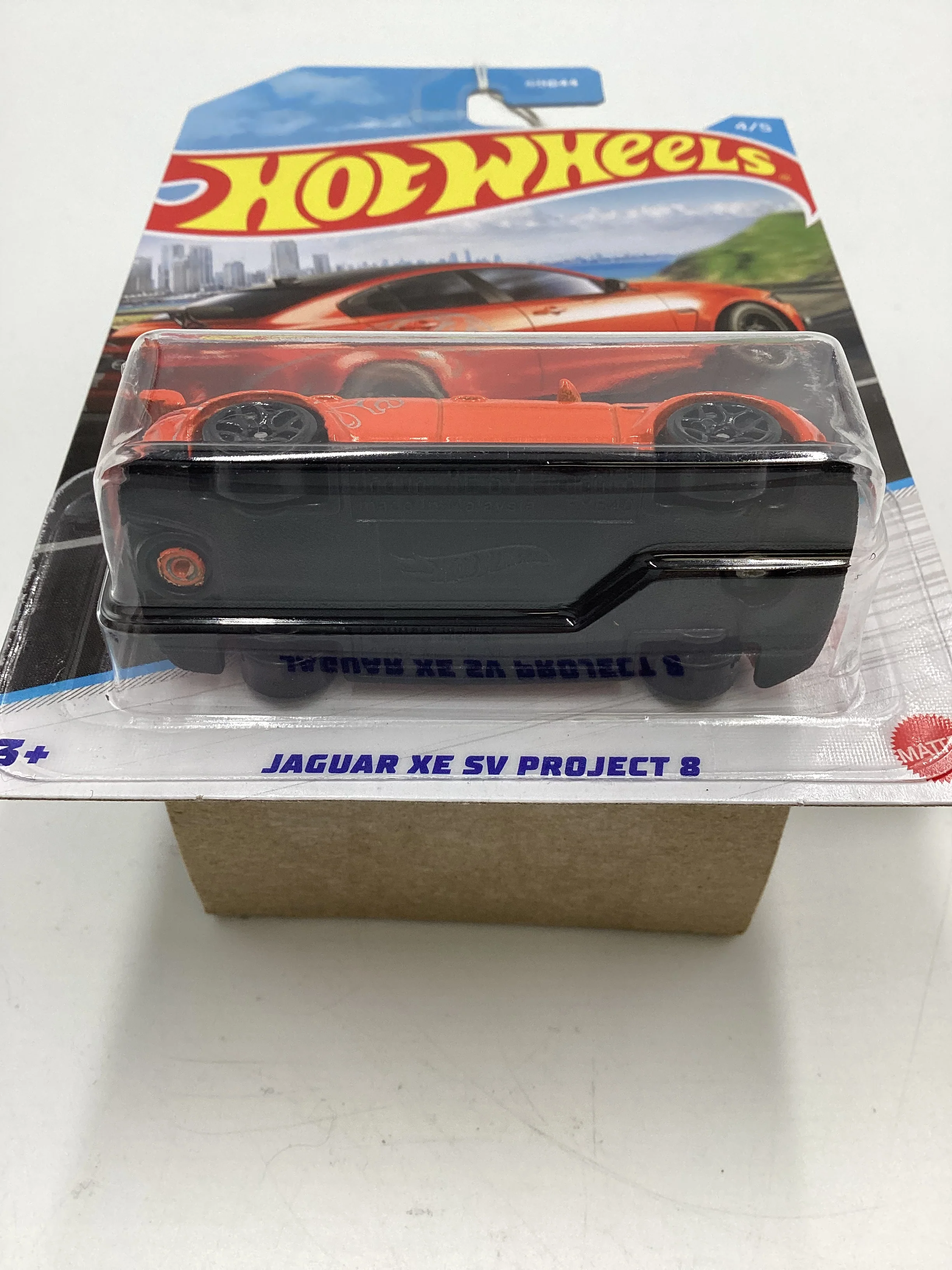Hot Wheels Walmart Exclusive Luxury Sedans #4 Jaguar XE SV Project 8 Orange 158F - Image 7