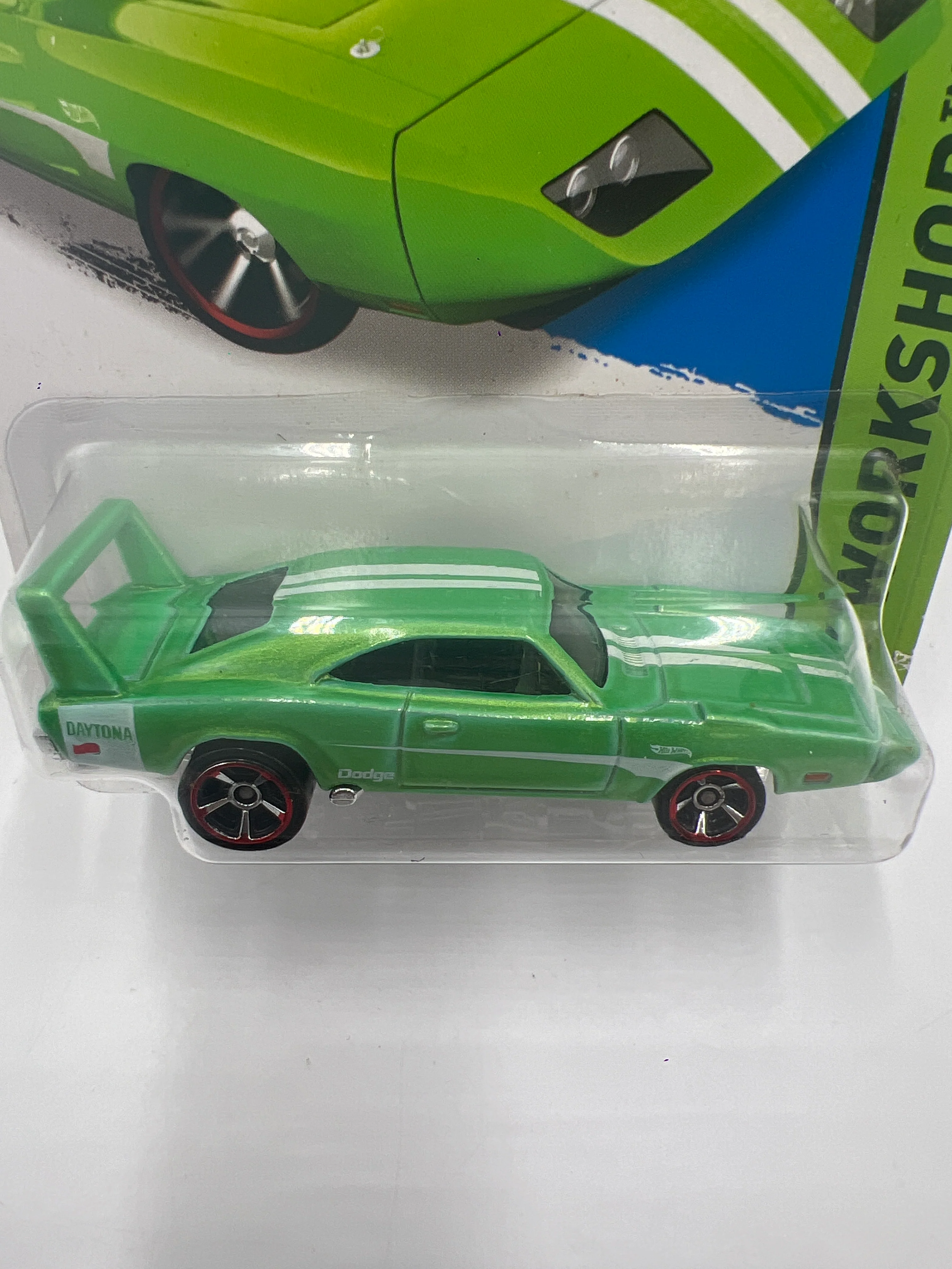 HW 2014 Hot wheels Workshop #234 69 Dodge Charger Daytona 40B *Card Not Perfect* - Image 3