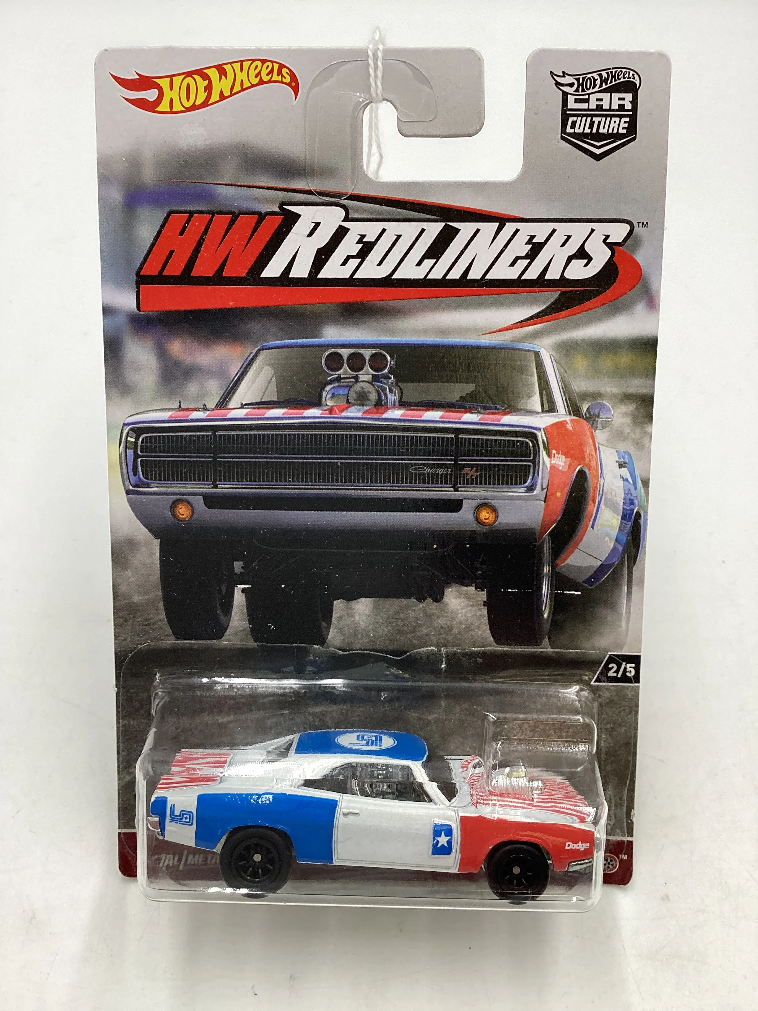 HW 2017 Redliners 2/5 70 Dodge Charger R/T 245L - Image 6