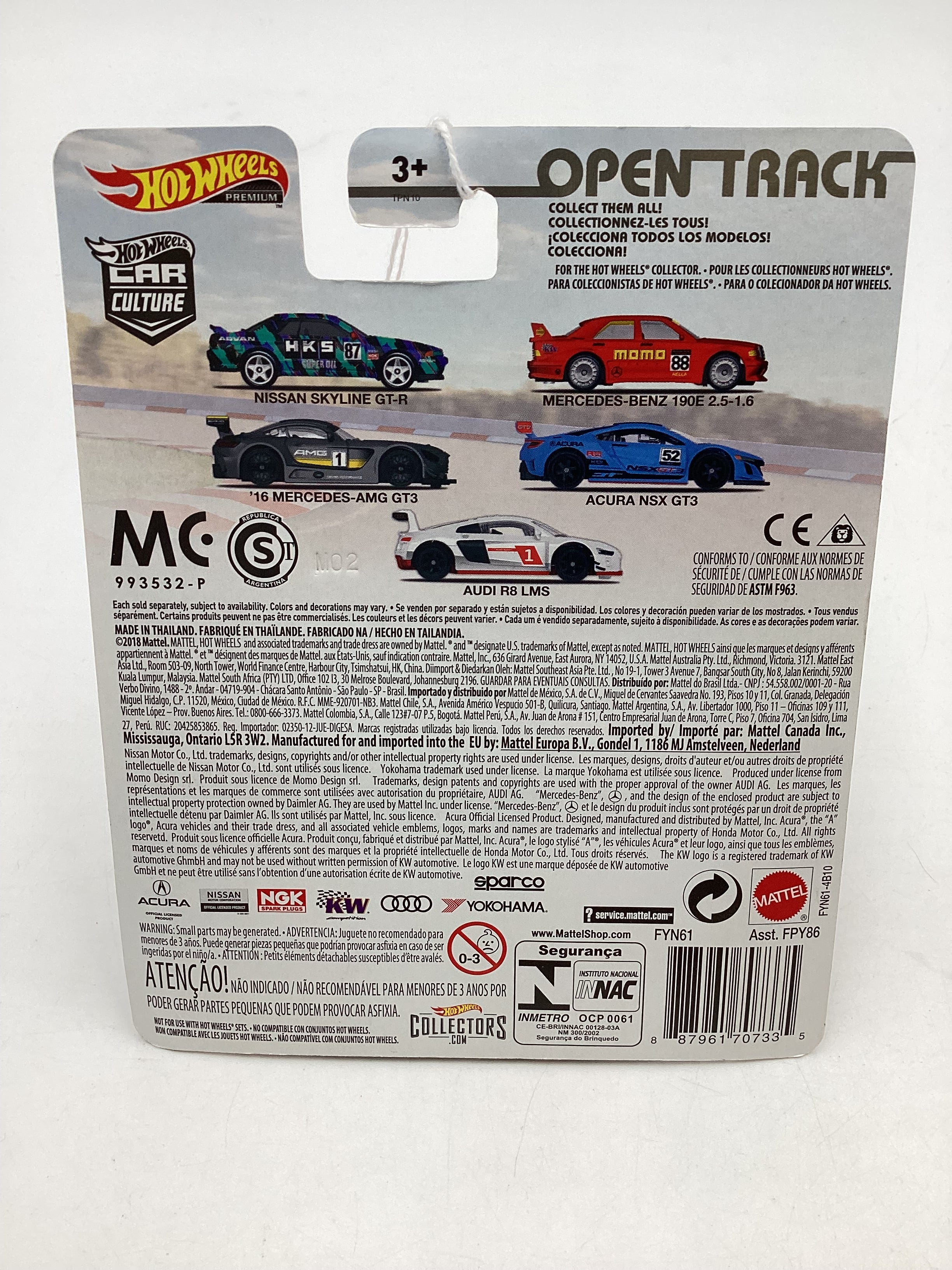 HW Open Track 2/5 #2 Mercedes Benz 190E - Image 7