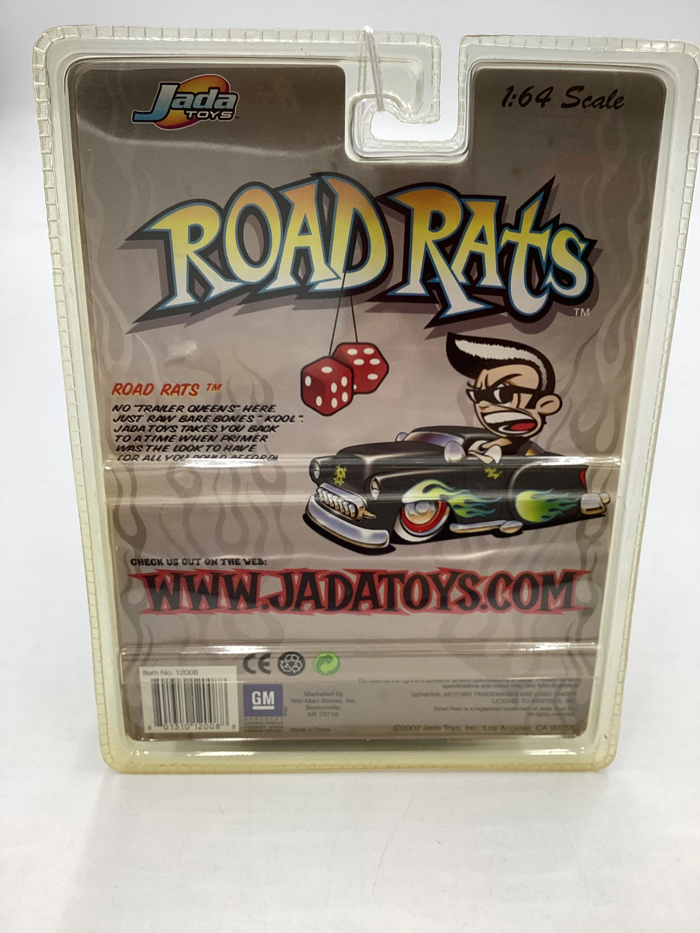Jada Diecast Road Rats 47 Cadillac Series 62 Primer Gray 222A - Image 7