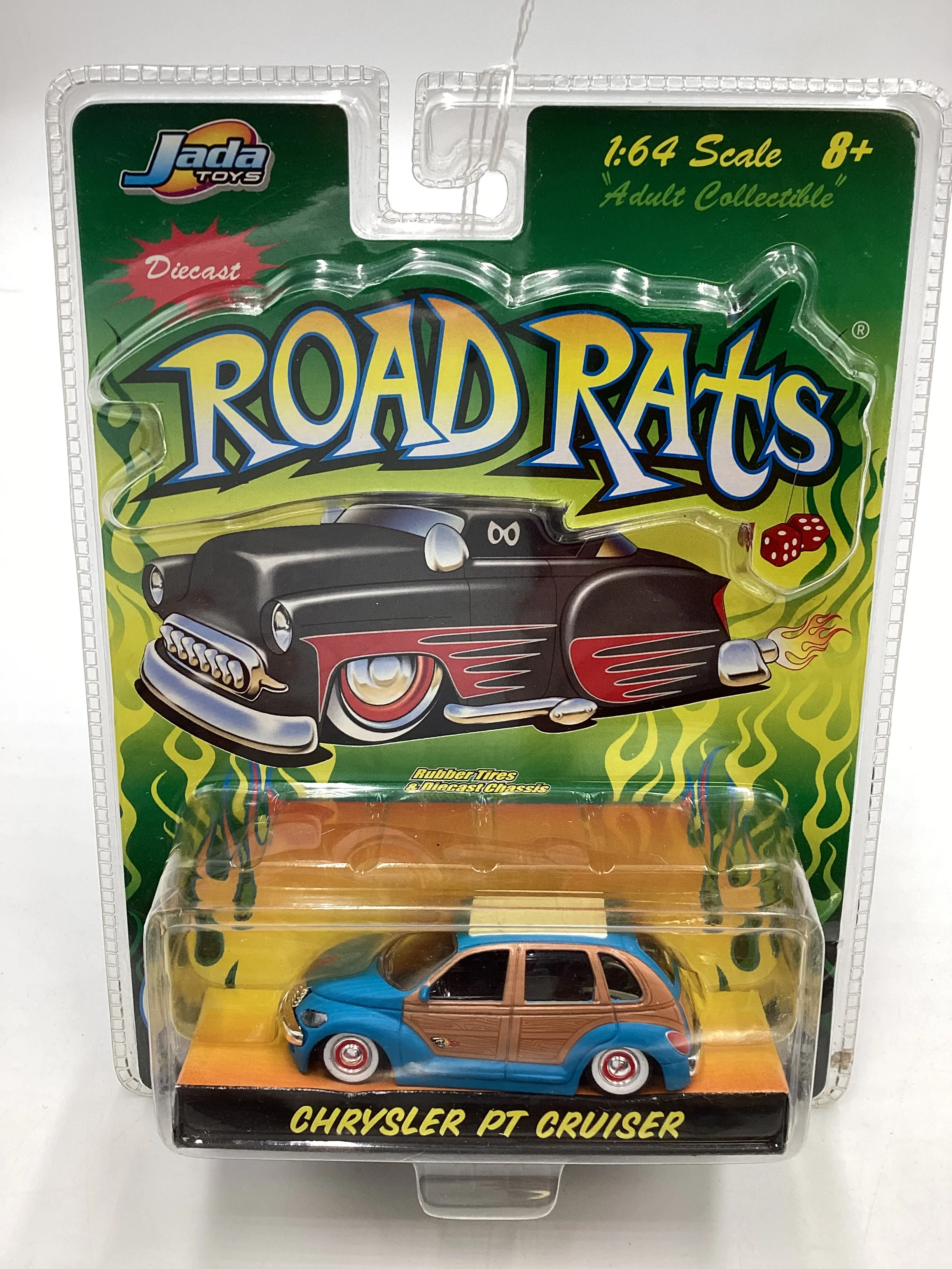 Jada Diecast Road Rats Chrysler PT Cruiser Blue 212G - Image 2