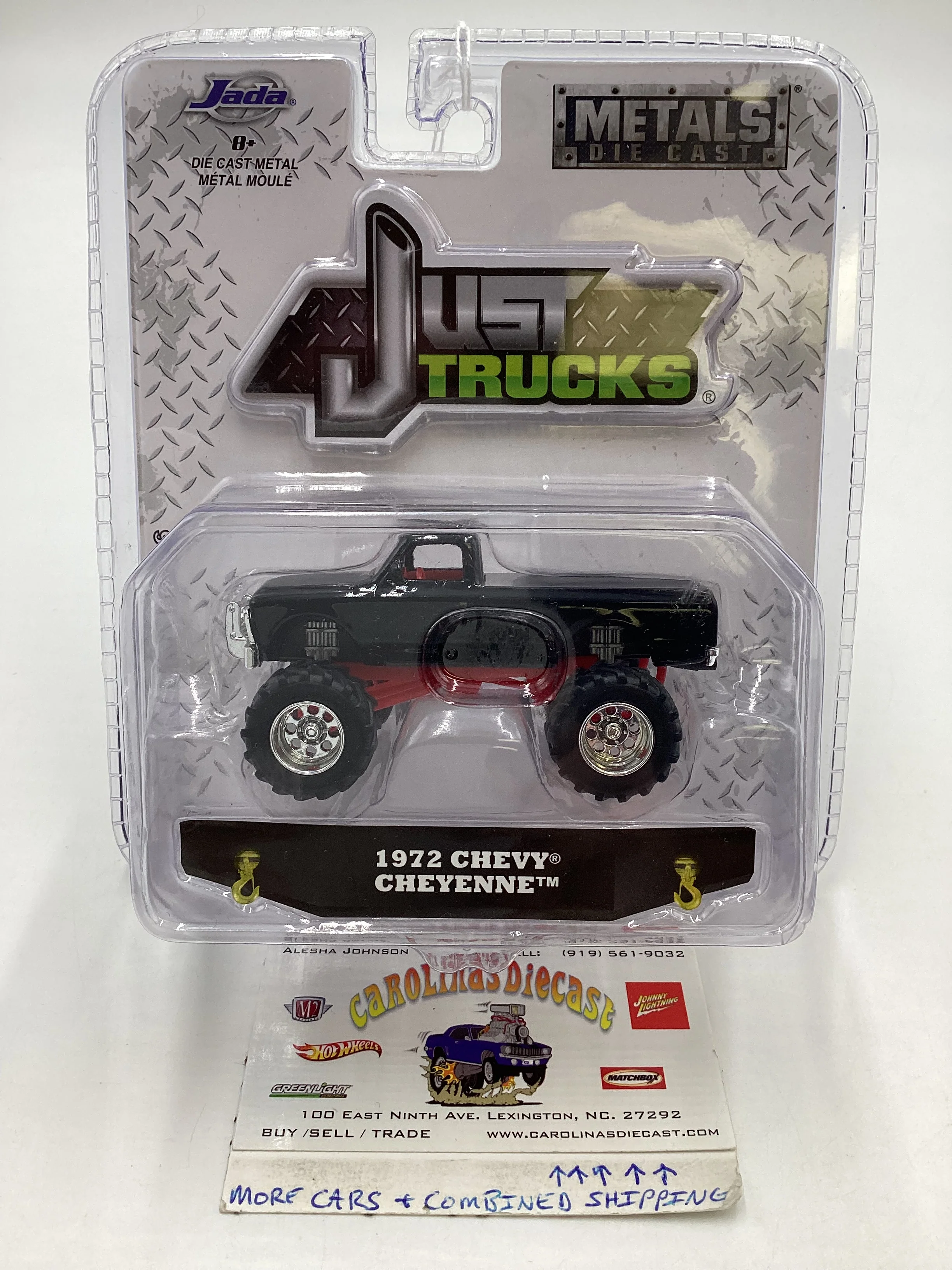 Jada Just Trucks Black 1972 Chevy Cheyenne 216E