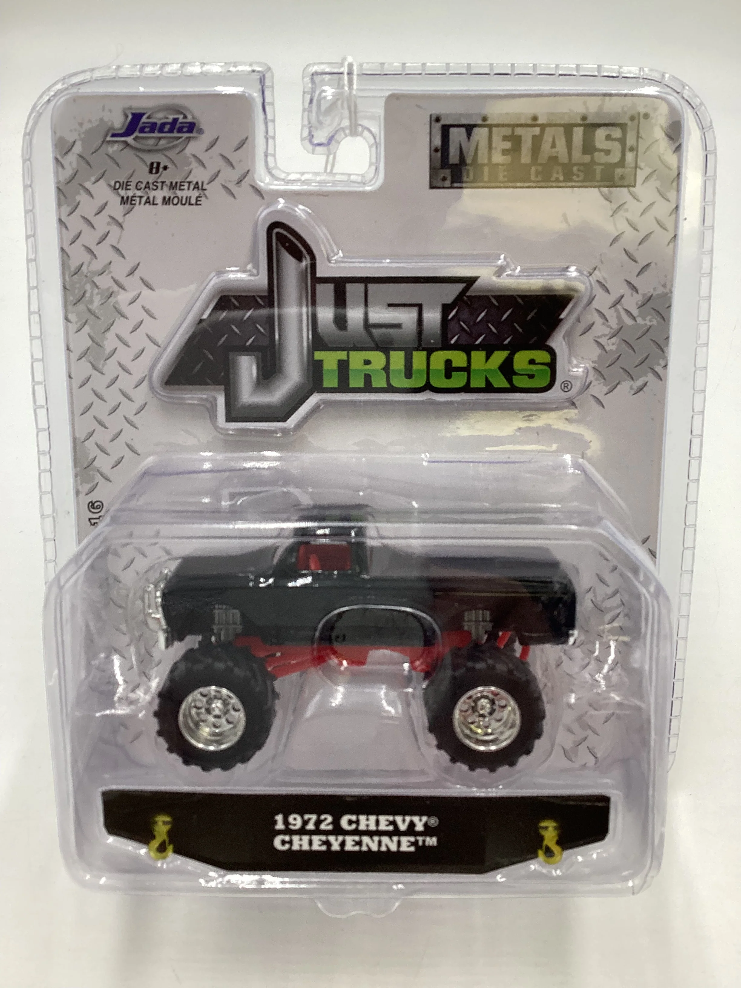 Jada Just Trucks Black 1972 Chevy Cheyenne 216E - Image 2