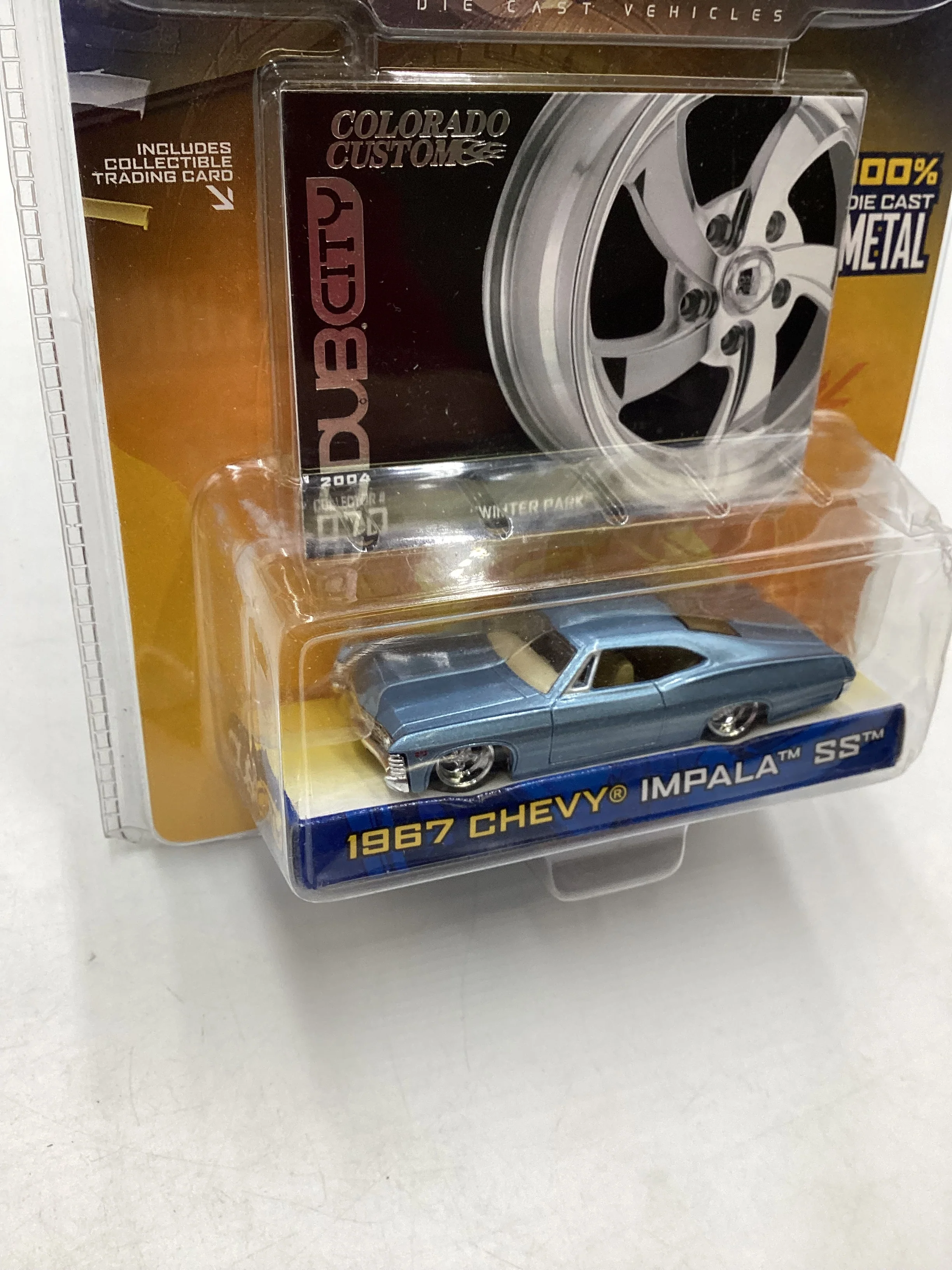 Jada Toys Dub City #070 1967 Chevy Impala SS Light Blue 221A - Image 5