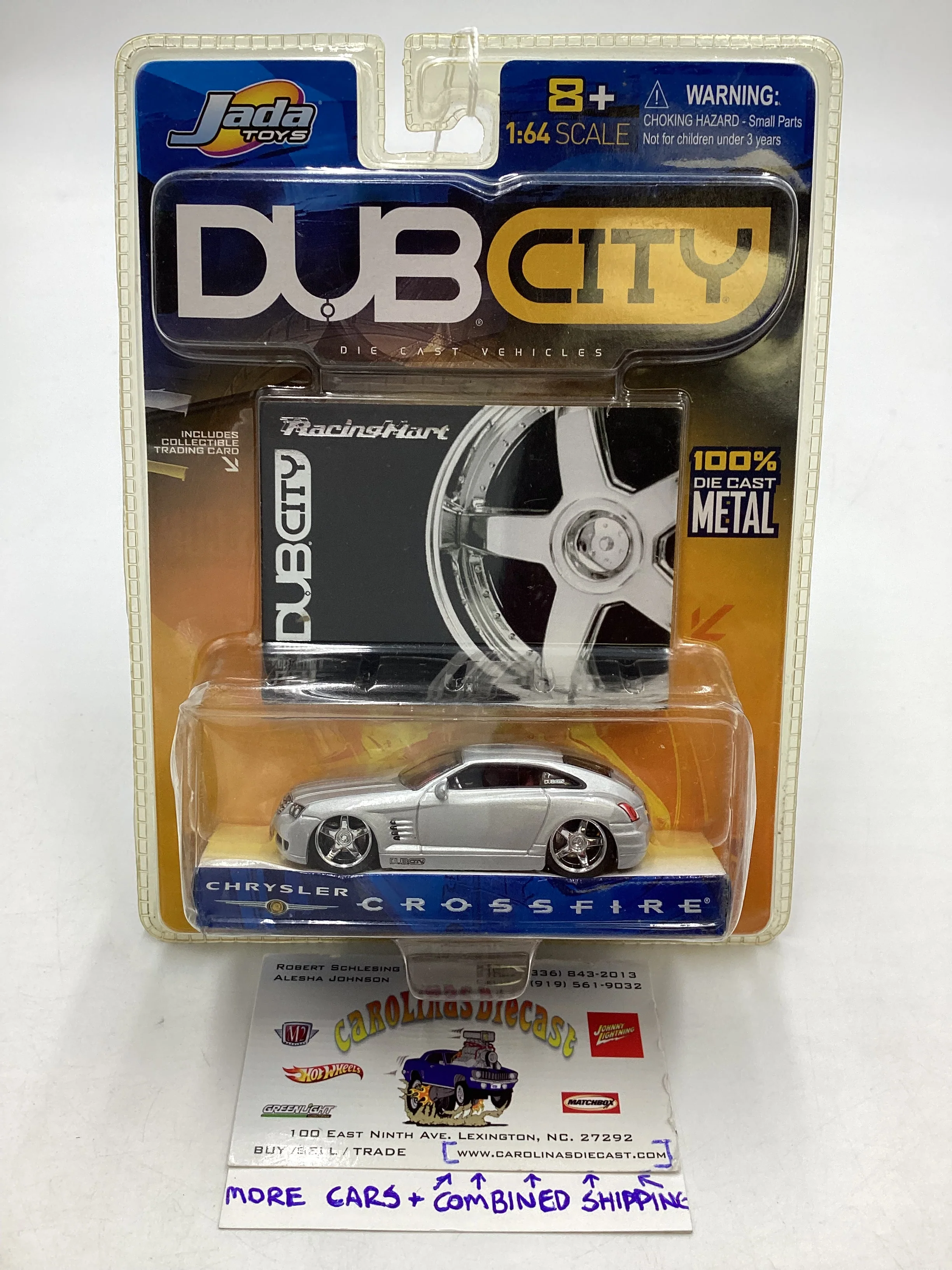 Jada Toys Dub City #071 Chrysler Crossfire Silver 221A