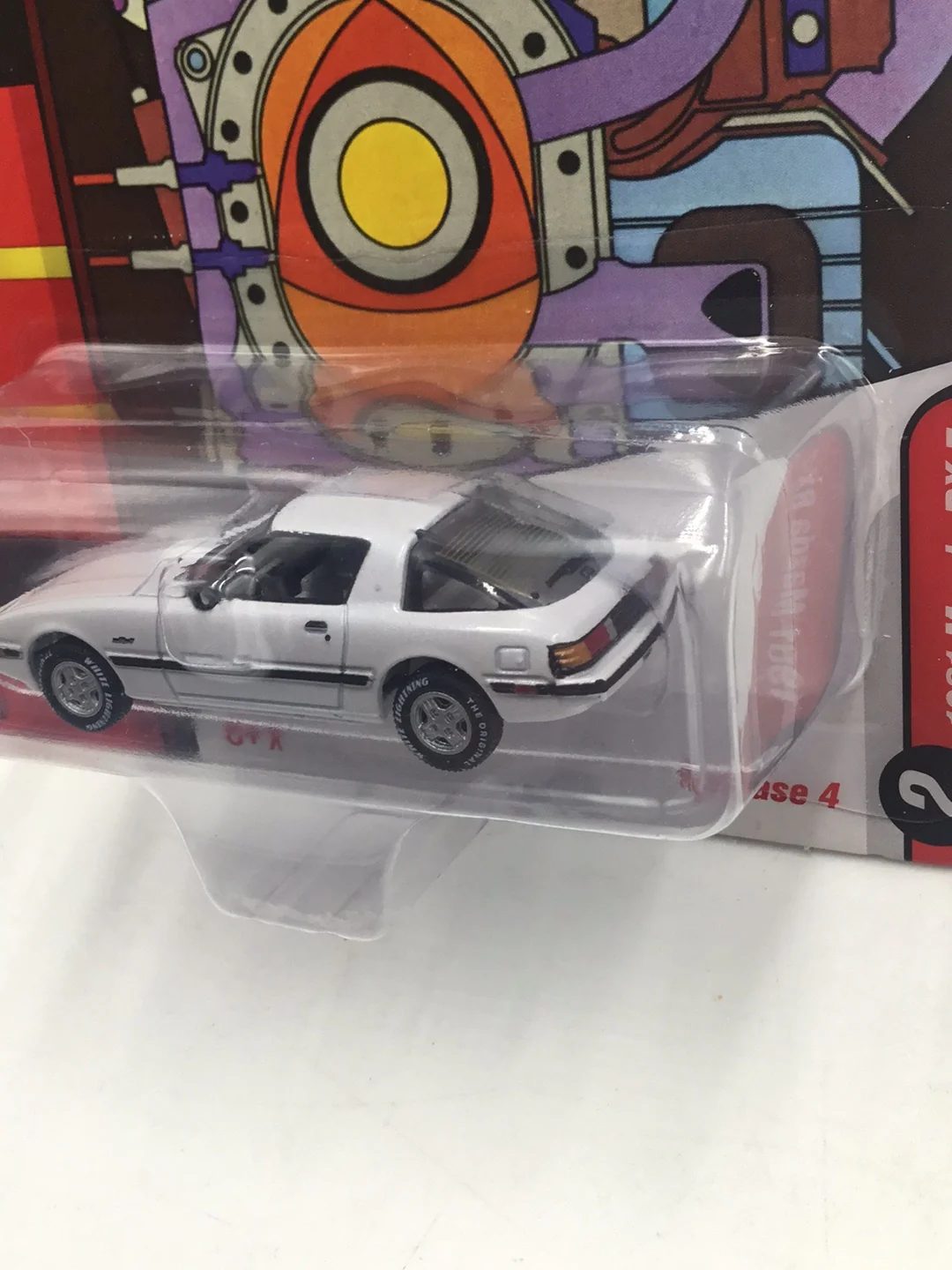 Johnny Lightning 1981 Mazda RX-7 White Lightning - Image 4