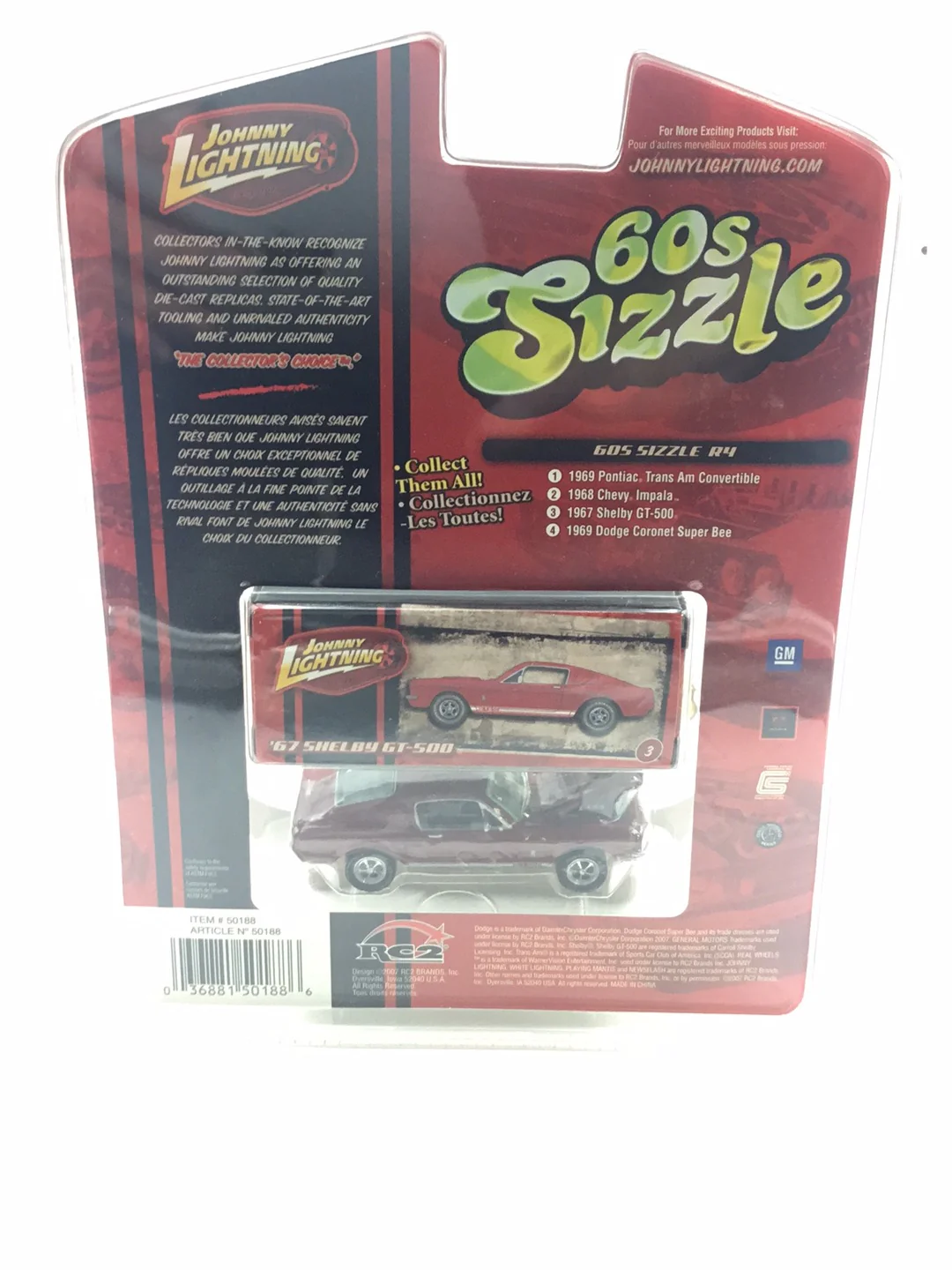 Johnny lightning 60’s Sizzle 1967 Shelby GT-500 TT3 - Image 6