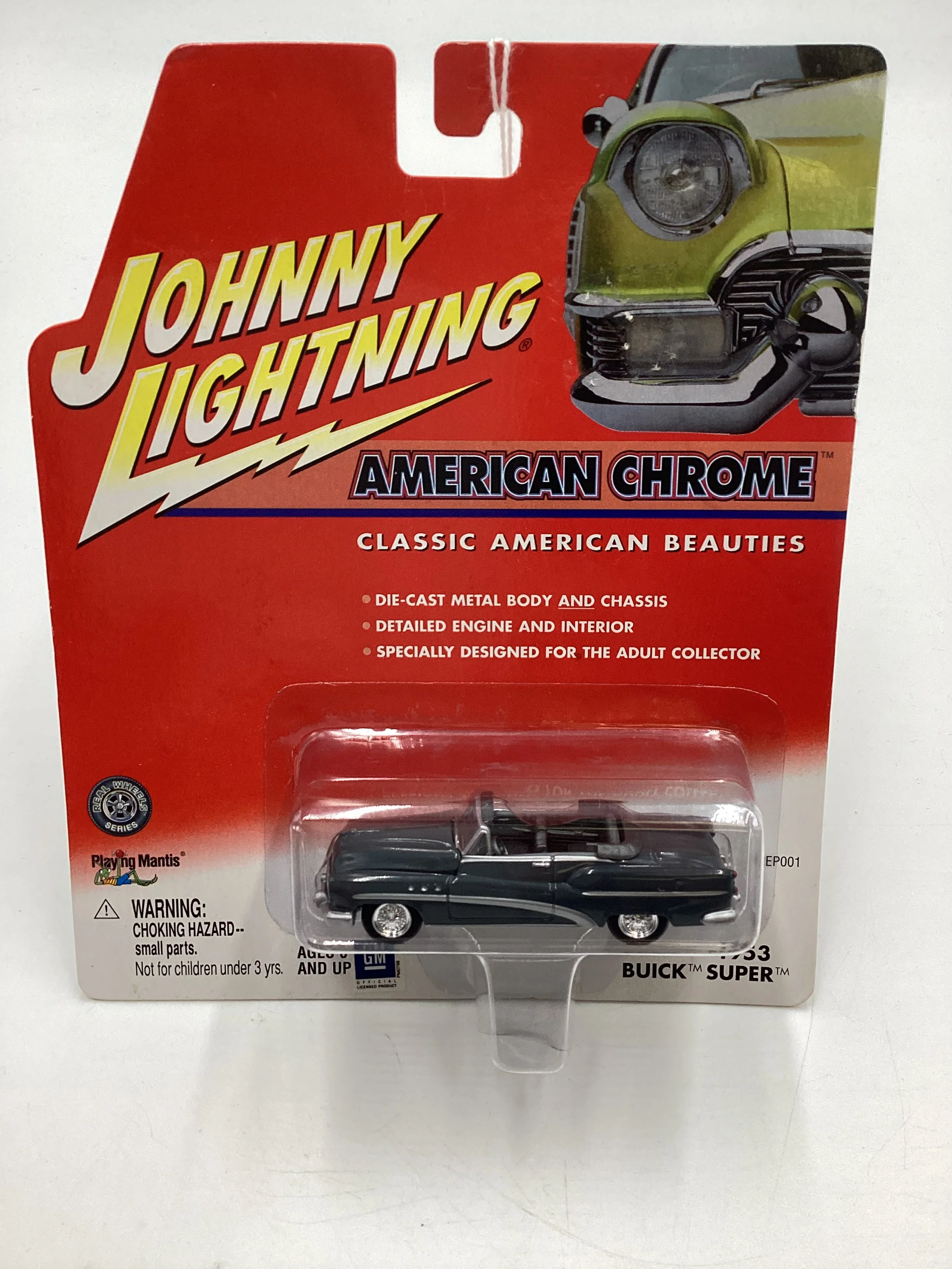 Johnny Lightning American Chrome 1953 Buick Super Gray 185D - Image 2