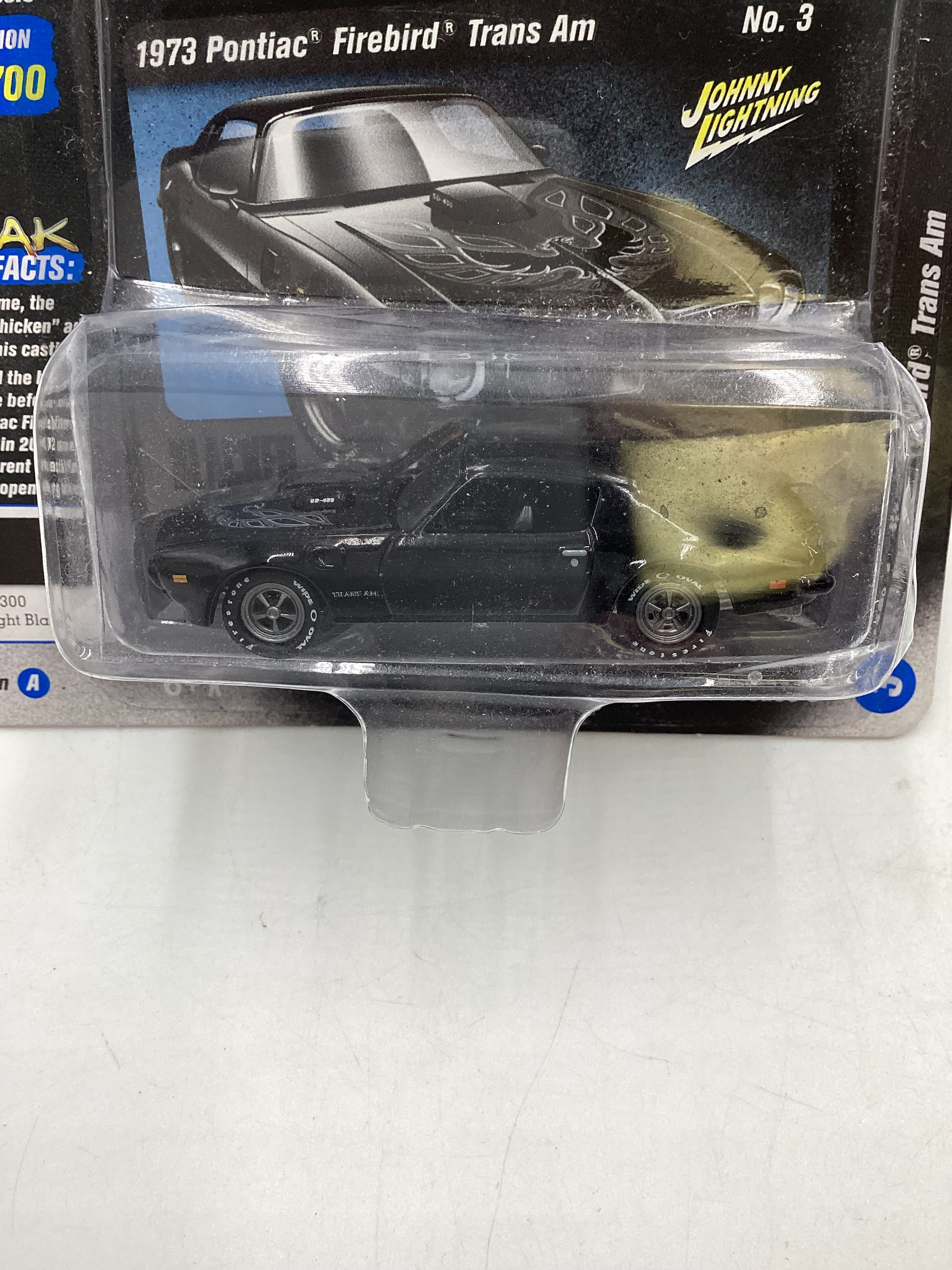 Johnny Lightning Blacked Out 1973 Pontiac Firebird Trans Am 191D - Image 2