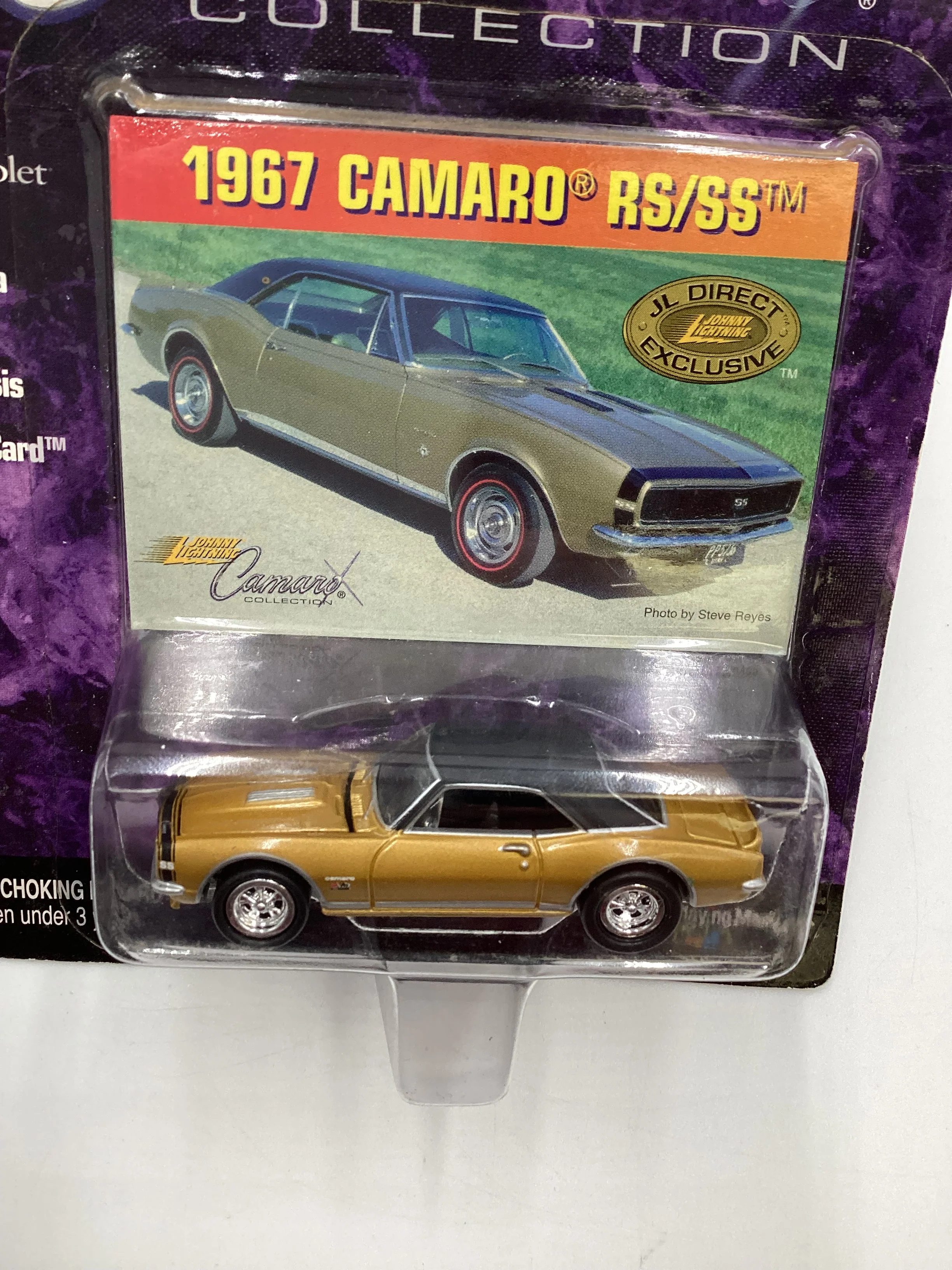 Johnny lightning Camaro Collection 1967 Camaro RS/SS Gold JL Direct Exclusive Mail In - Image 6
