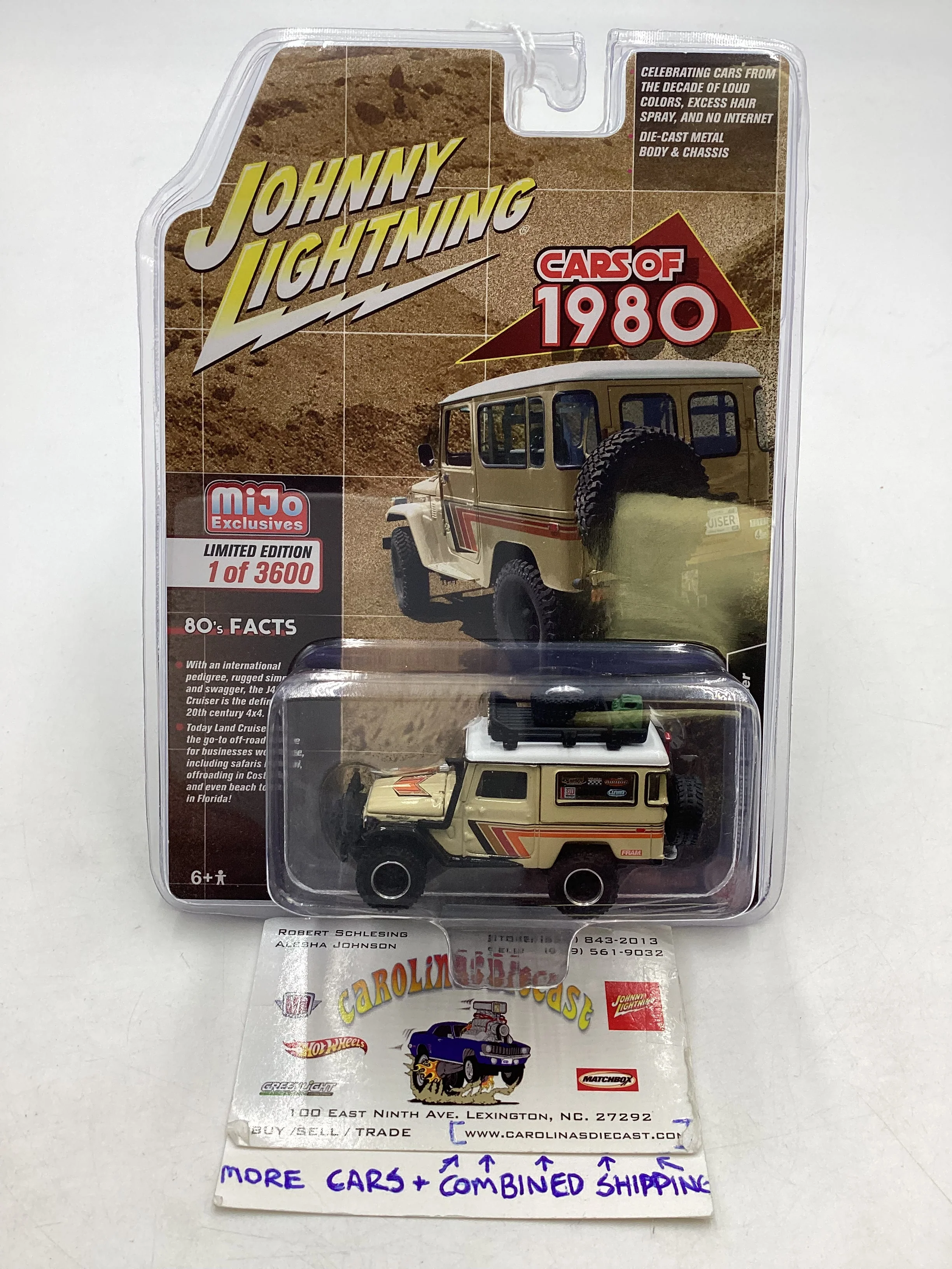 Johnny Lightning Cars of 1980 MiJo exclusive 1980 Toyota Land Crusier 231F