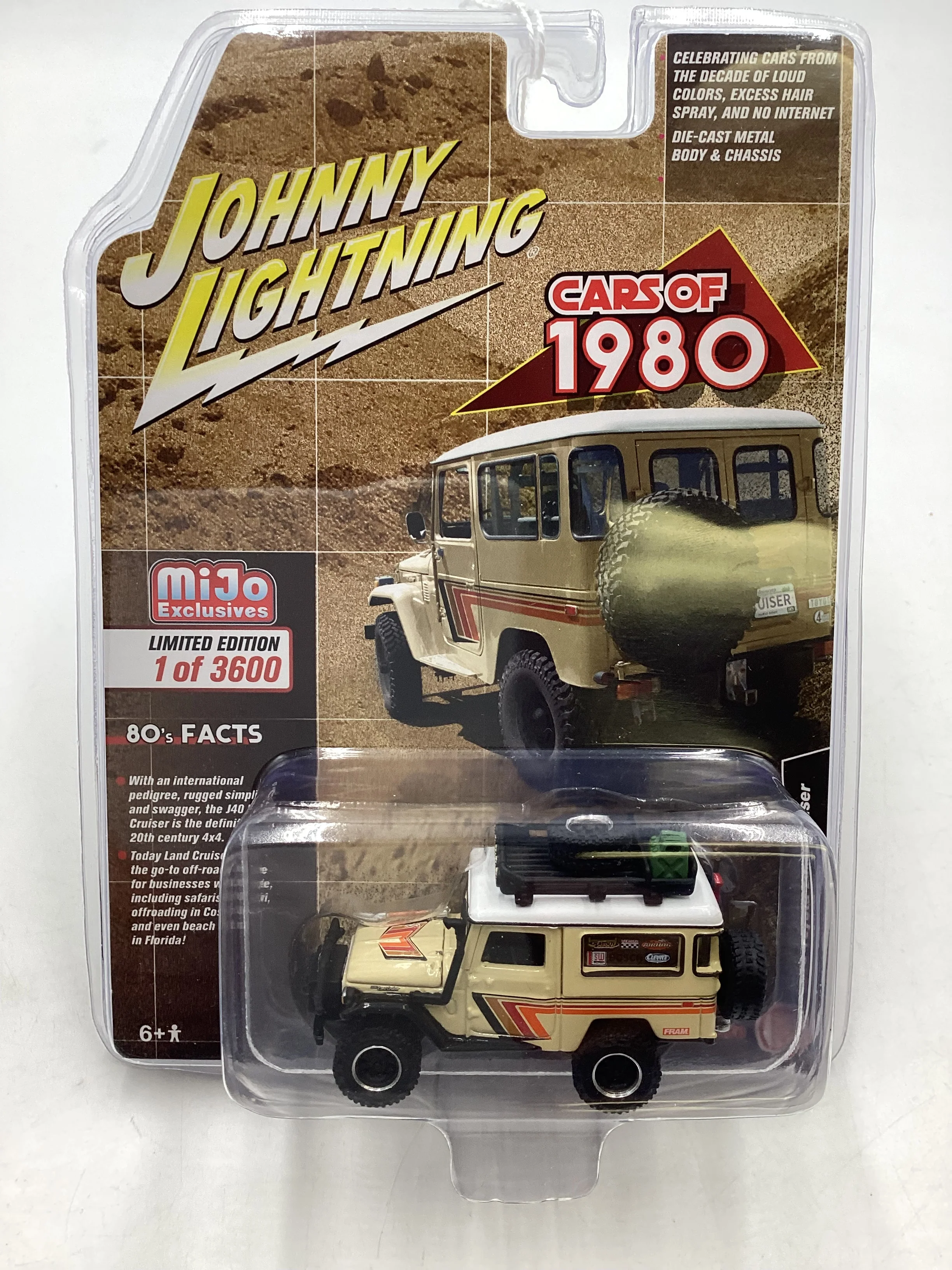 Johnny Lightning Cars of 1980 MiJo exclusive 1980 Toyota Land Crusier 231F - Image 2