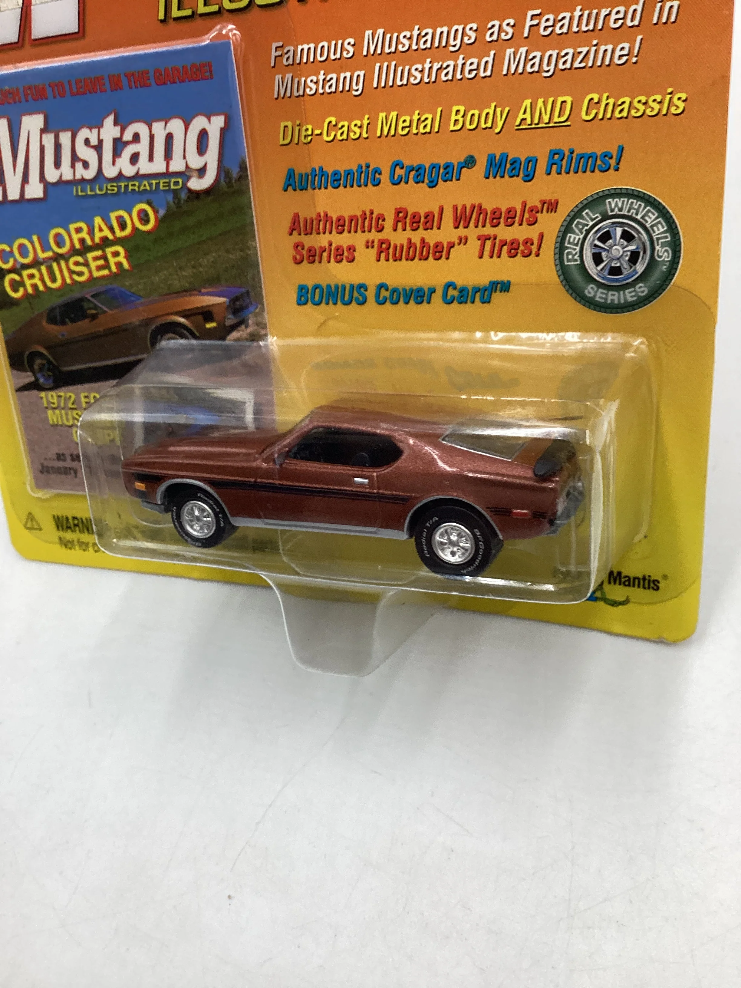 Johnny Lightning Mustang Illustrated 35th Anniversary 1972 Ford Mustang Coupe Brown 218C - Image 4